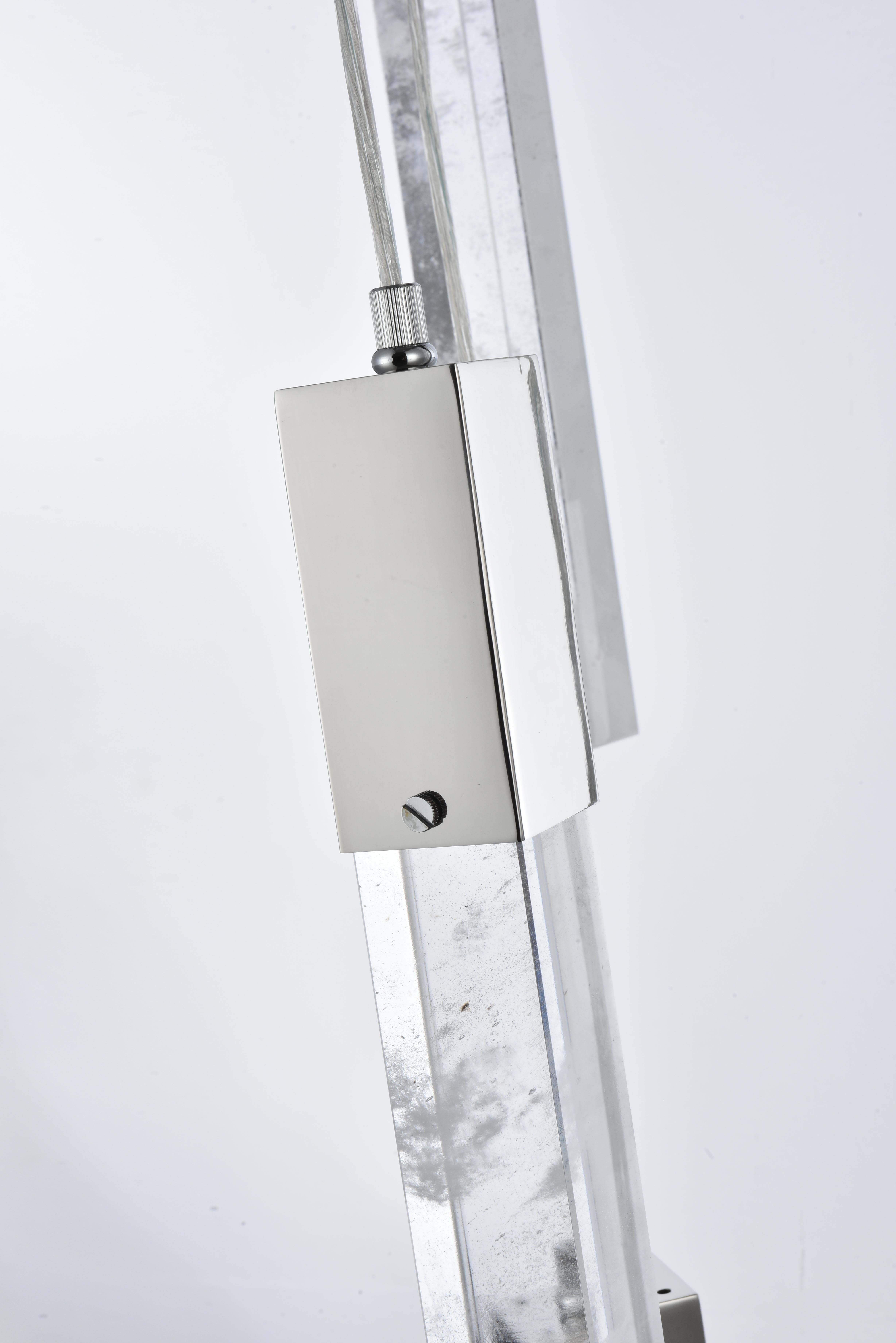 Aurora Five Light Crystal Pendant in Chrome - Image 4