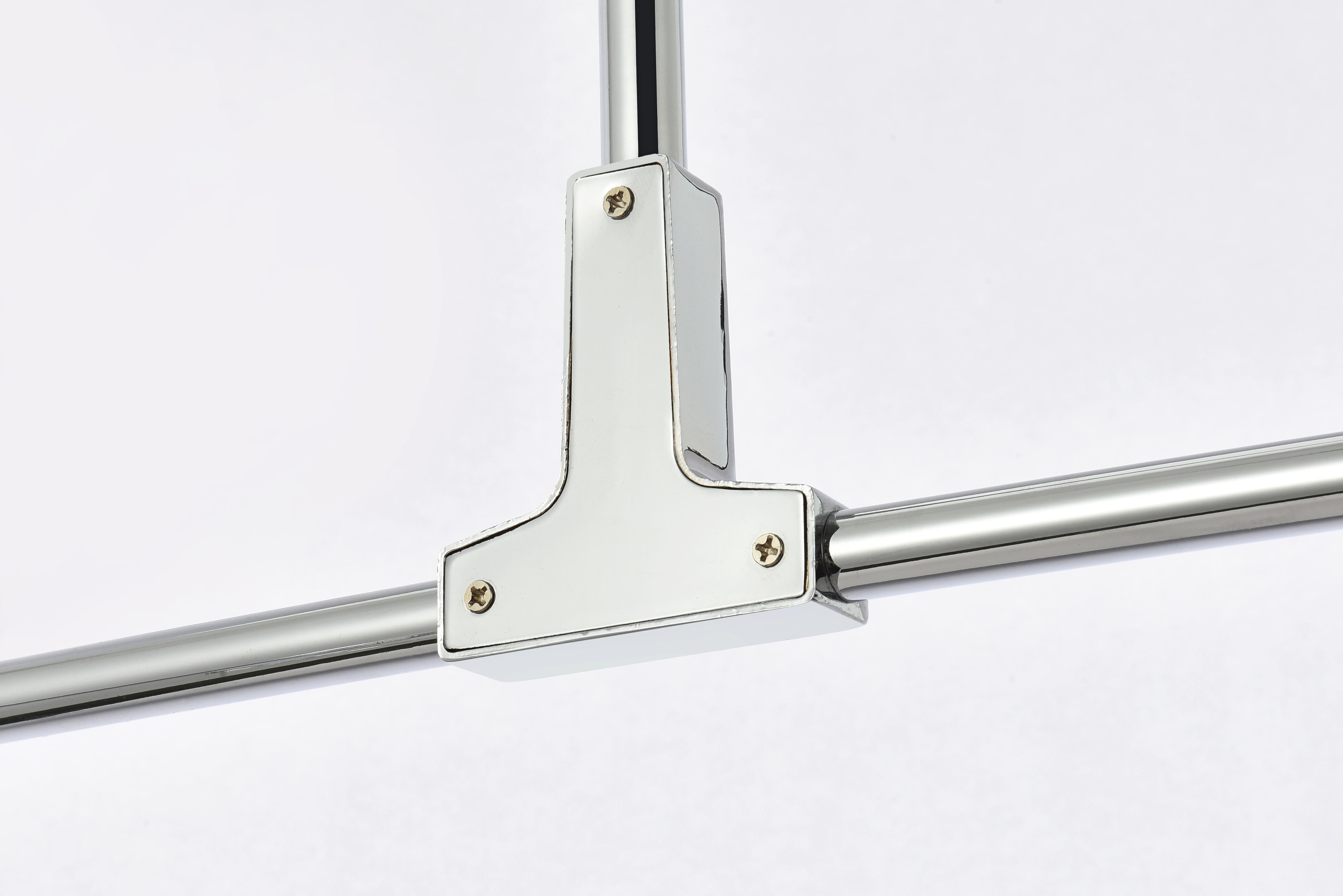 Zayne Four Light Pendant in Chrome and Clear - Image 5