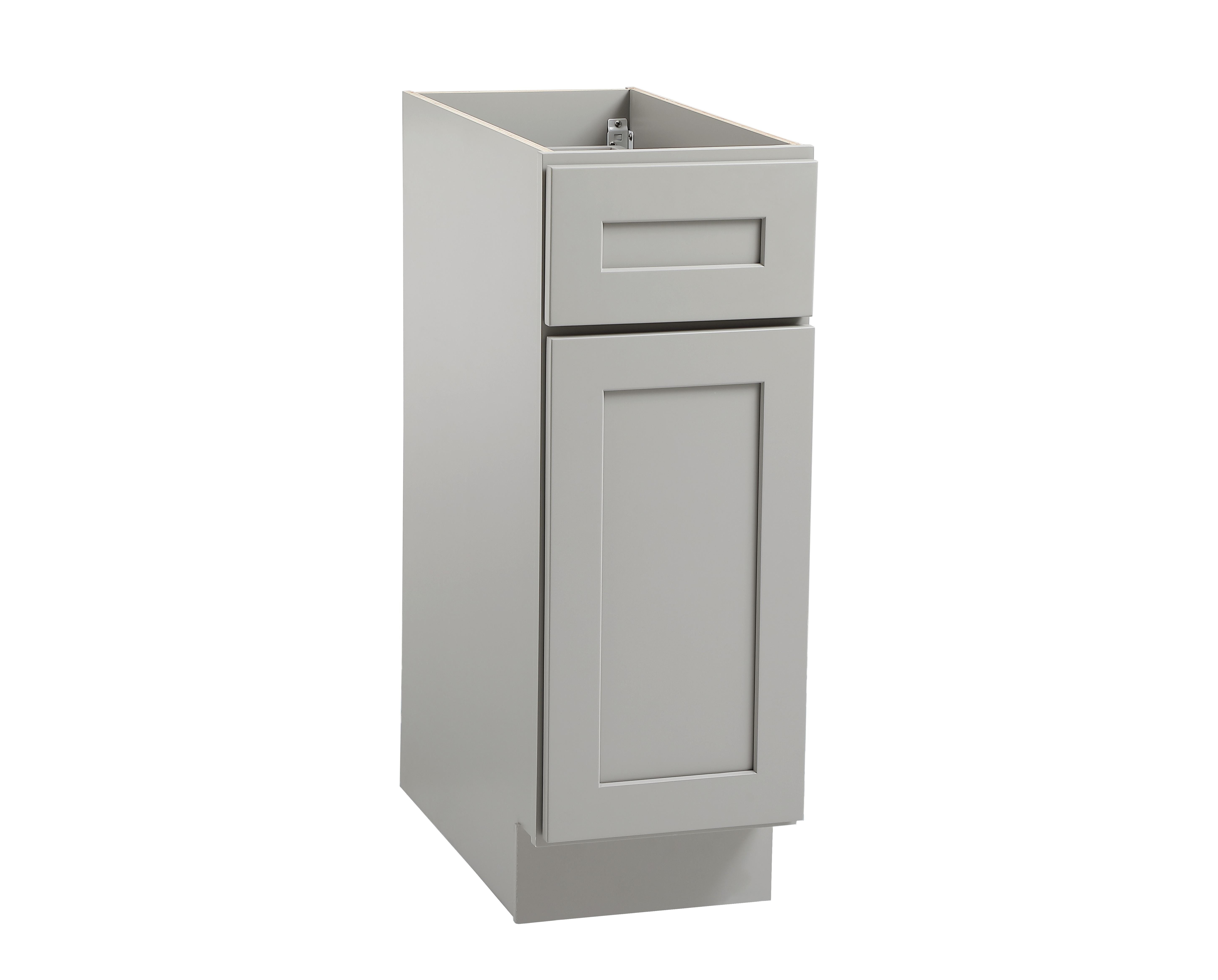 Installation Manual
Specification Sheet
Dimensions
Length: 12"
Width: 24"
Height: 34.5"
Specifications
Assembly Required: Yes
Distressed Finish: No
Finish (Color): Grey
Rubberwood and Plywood
Product Shape: Rectangle
Product Type: Kitchen Base Cabinet
Product Warranty: 1 year limited
Weight: 43
Wire Included: No
Wood Type: Rubberwood
Shipment type: Small Parcel
Drawers
Drawers Included: Yes
Number of Drawers: 1
Shelves
Number of Shelves: 1 - alternate view