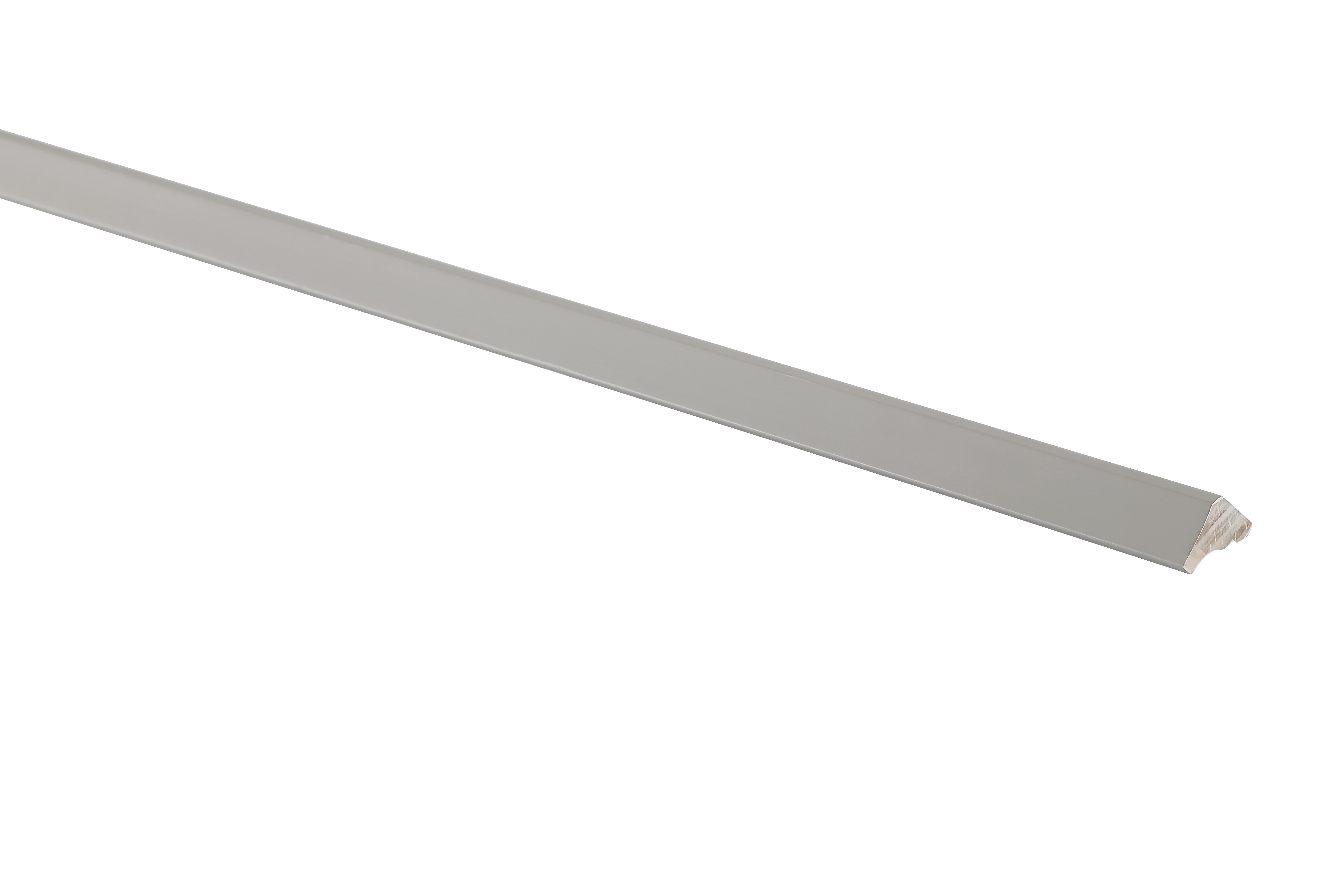 Specification Sheet
Dimensions
Length: 96"
Width: 1"
Height: 1.18"
Specifications
Assembly Required: Yes
Distressed Finish: No
Finish (Color): Grey
Rubberwood
Product Shape: Rectangle
Product Type: Kitchen Crown Moulding
Product Warranty: 1 year limited
Weight: 1.65375
Wire Included: No
Shipment type: Small Parcel - alternate view