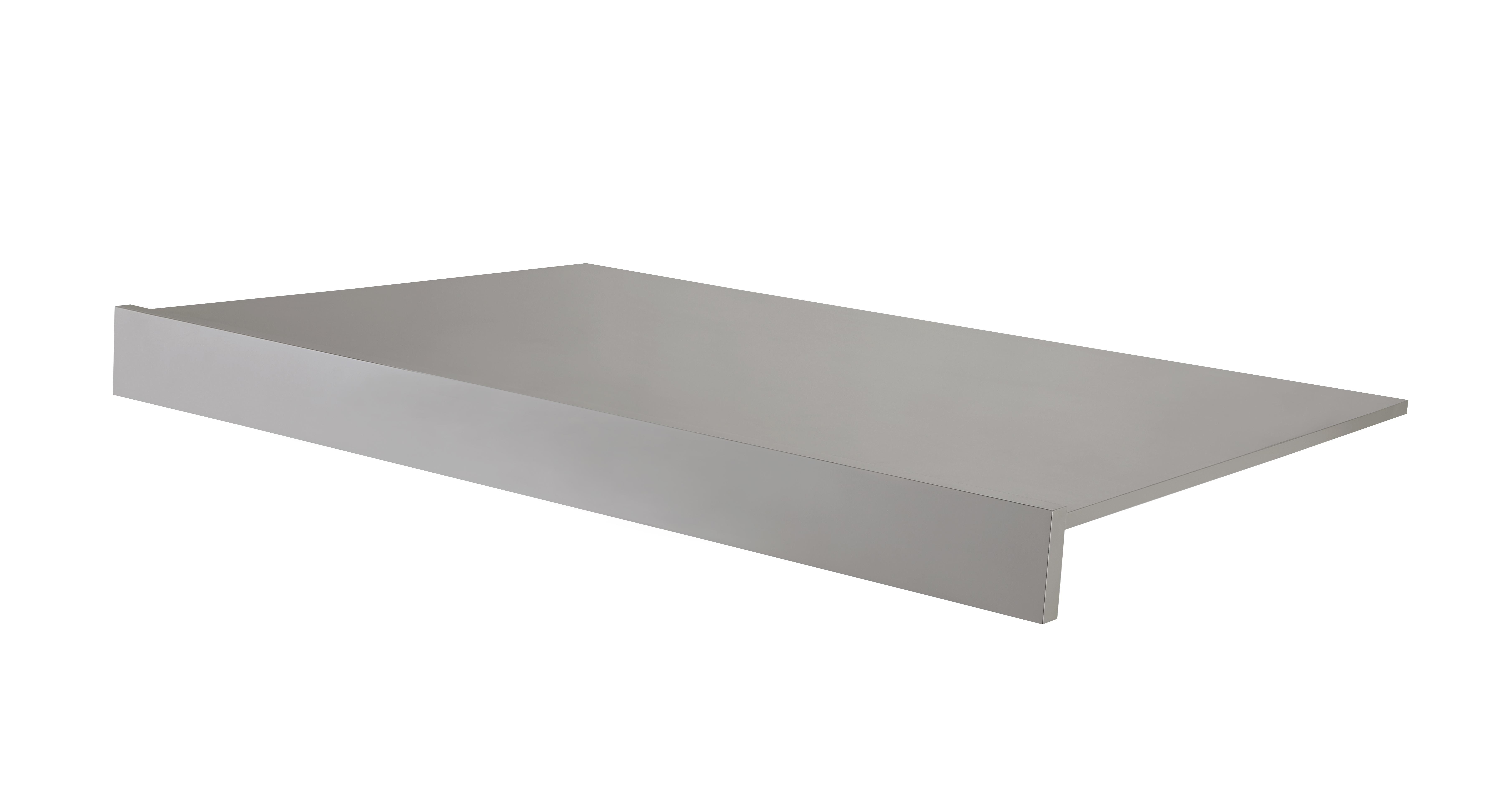 Specification Sheet
Dimensions
Length: 34.5"
Width: 24"
Height: 3"
Specifications
Assembly Required: Yes
Distressed Finish: No
Finish (Color): Grey
Rubberwood and Plywood
Product Shape: Rectangle
Product Type: Kitchen Dishwasher Return Panel
Product Warranty: 1 year limited
Weight: 10.7218125
Wire Included: No
Shipment type: Small Parcel - alternate view