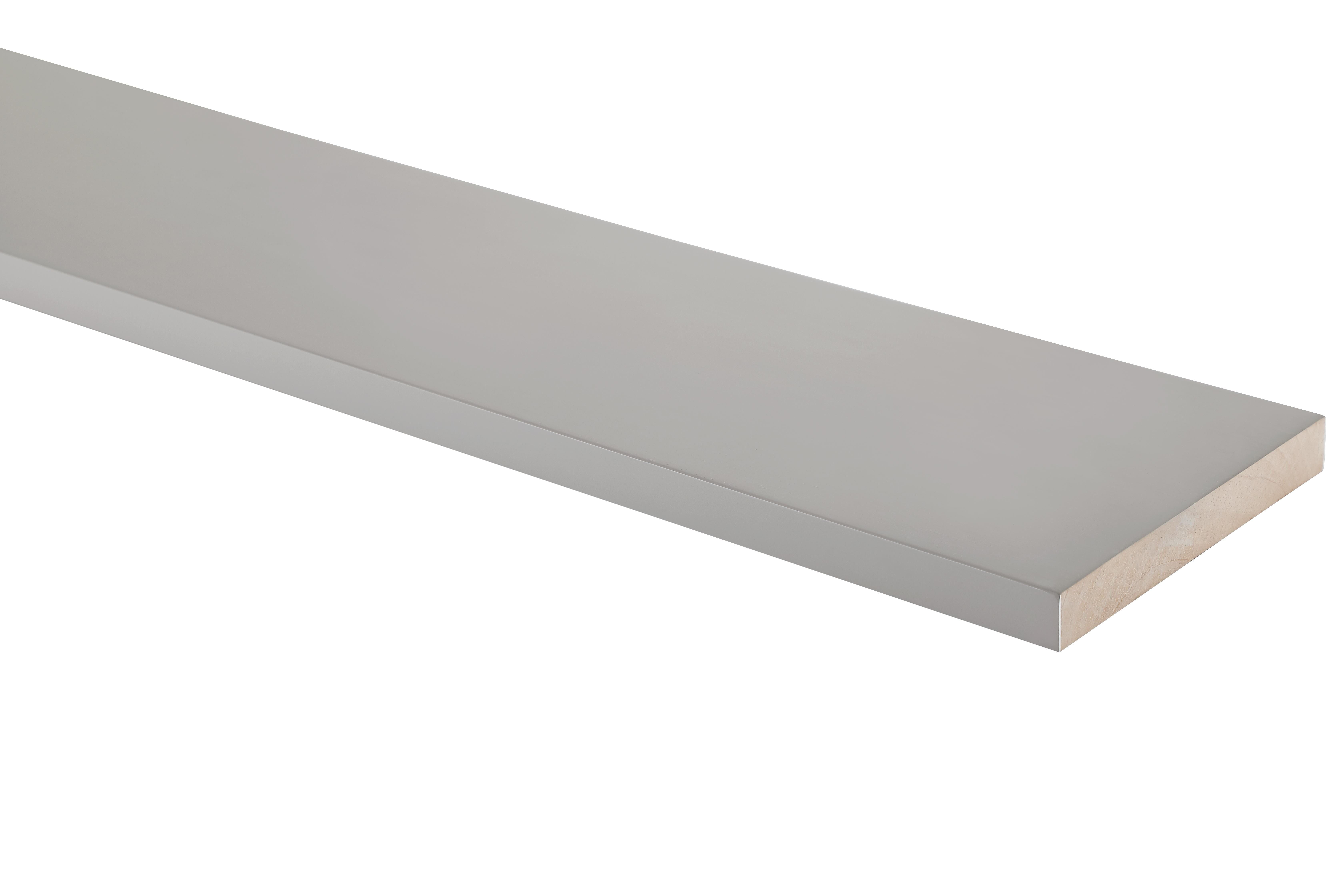 Specification Sheet
Dimensions
Length: 96"
Width: 6"
Height: 0.75"
Specifications
Assembly Required: Yes
Distressed Finish: No
Finish (Color): Grey
Rubberwood
Product Shape: Rectangle
Product Type: Kitchen Filler
Product Warranty: 1 year limited
Weight: 11.907
Wire Included: No
Shipment type: Small Parcel - alternate view