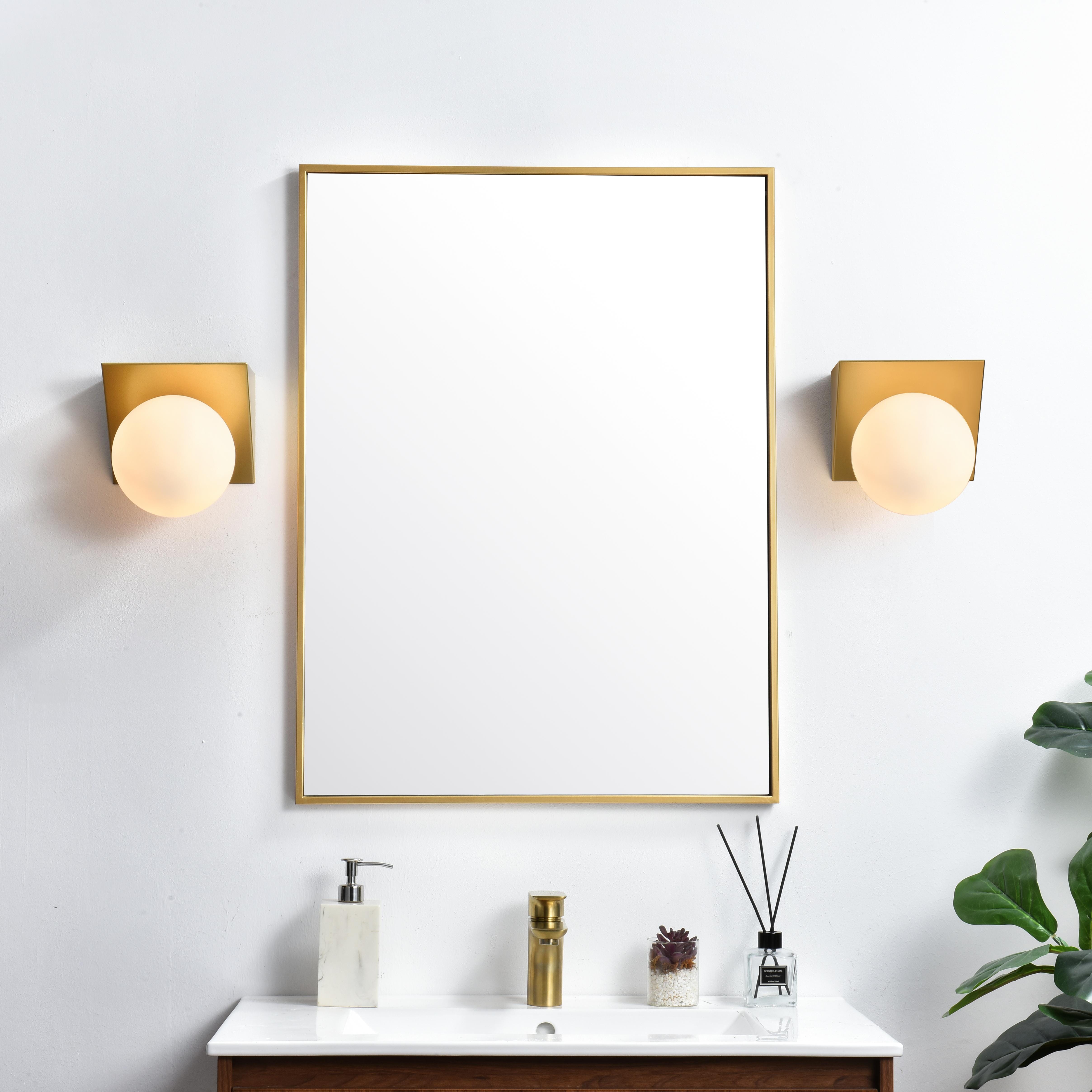 Installation Manual
Specification Sheet
Dimensions
Length: 7.5"
Width: 7"
Height: 8"
Extension: 7.5"
Wire Length: 8"
Depth: 7.5"
Specifications
Assembly Required: Yes
Bulb Included: No
#N/A
Dimmable: Yes
Distressed Finish: No
Dry/Wet/Damp: Damp
ETL: yes
Finish (Color): Brass and Frosted White
Fixture Material: Iron and Glass
Hardware Finish: Brass
Harware Material: Iron
Max/Nominal Watt: 40W
Number of Lights: 1
Product Type: Vanity Lights
Product Warranty: 1 year limited
Socket Type: E12
Voltage: 110V
Wattage/Bulb: 40W
Weight: 3
Wire Included: Yes
Shipment type: Small Parcel
US Shipping Cost: $13.00 - alternate view