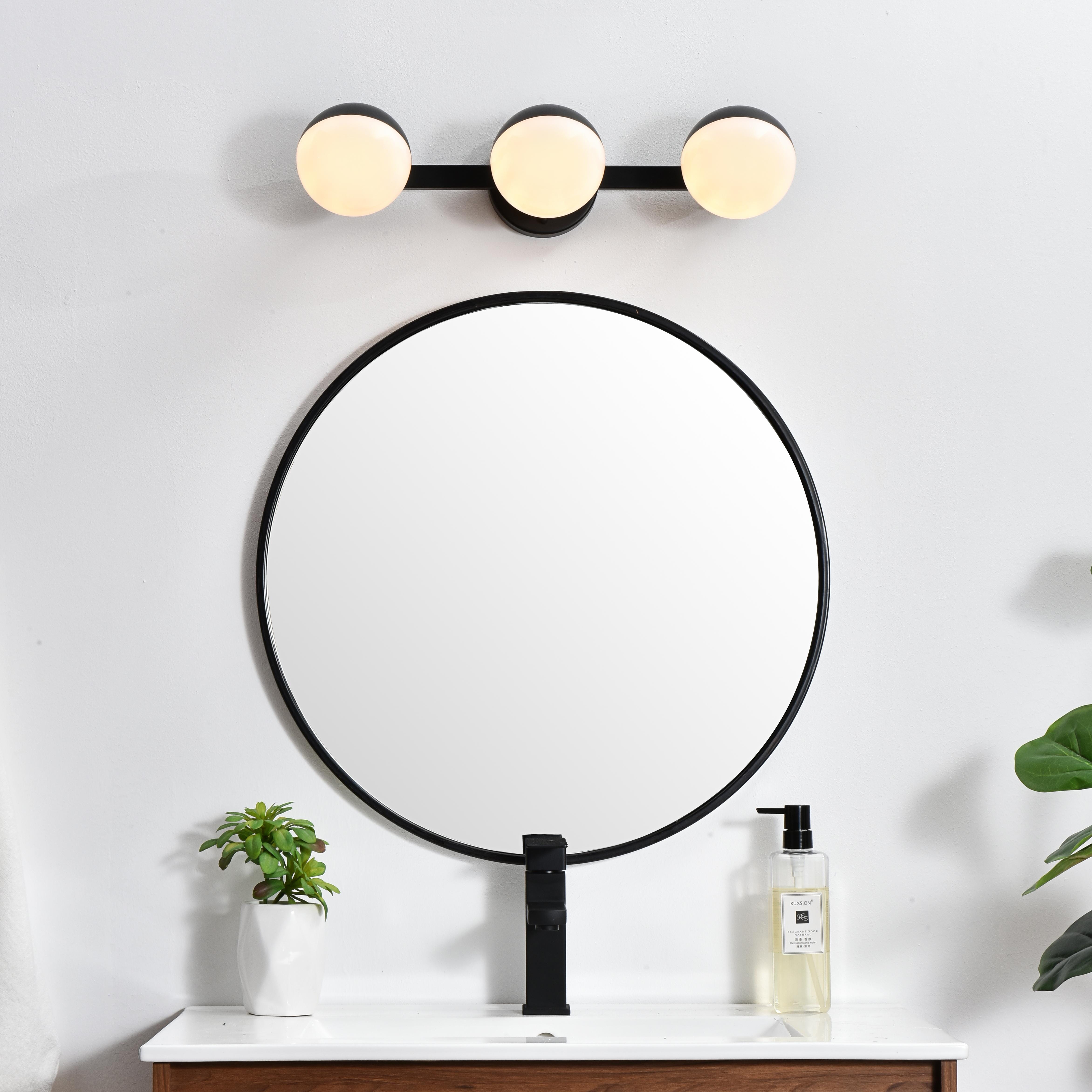 Installation Manual
Specification Sheet
Dimensions
Length: 7.5"
Width: 21"
Height: 5"
Extension: 7.5"
Wire Length: 8"
Depth: 7.5"
Specifications
Assembly Required: Yes
Bulb Included: No
#N/A
Dimmable: Yes
Distressed Finish: No
Dry/Wet/Damp: Damp
ETL: yes
Finish (Color): Black and Frosted White
Fixture Material: Iron and Acrylic
Hardware Finish: Black
Harware Material: Iron
Max/Nominal Watt: 120W
Number of Lights: 3
Product Type: Vanity Lights
Product Warranty: 1 year limited
Socket Type: E12
Voltage: 110V
Wattage/Bulb: 40W
Weight: 3
Wire Included: Yes
Shipment type: Small Parcel
US Shipping Cost: $13.00 - alternate view