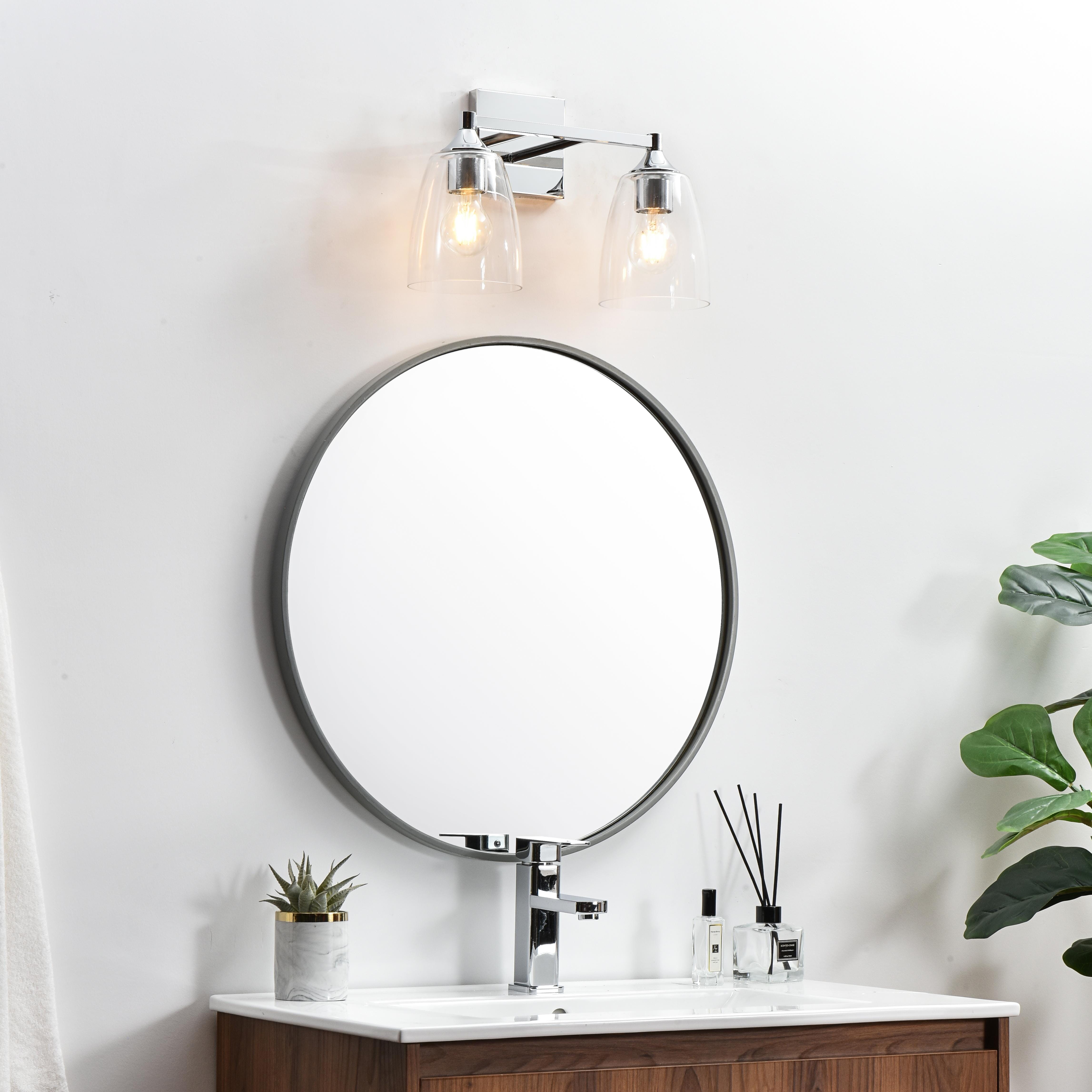 Installation Manual
Specification Sheet
Dimensions
Length: 7.2"
Width: 15"
Height: 10"
Extension: 7"
Wire Length: 8"
Depth: 7"
Specifications
Assembly Required: Yes
Bulb Included: No
#N/A
Dimmable: Yes
Distressed Finish: No
Dry/Wet/Damp: Damp
ETL: yes
Finish (Color): Chrome and Clear
Fixture Material: Iron and Glass
Hardware Finish: Chrome
Harware Material: Iron
Max/Nominal Watt: 80W
Number of Lights: 2
Product Type: Vanity Lights
Product Warranty: 1 year limited
Socket Type: E26
Voltage: 110V
Wattage/Bulb: 40W
Weight: 4
Wire Included: Yes
Shipment type: Small Parcel
US Shipping Cost: $13.00 - alternate view