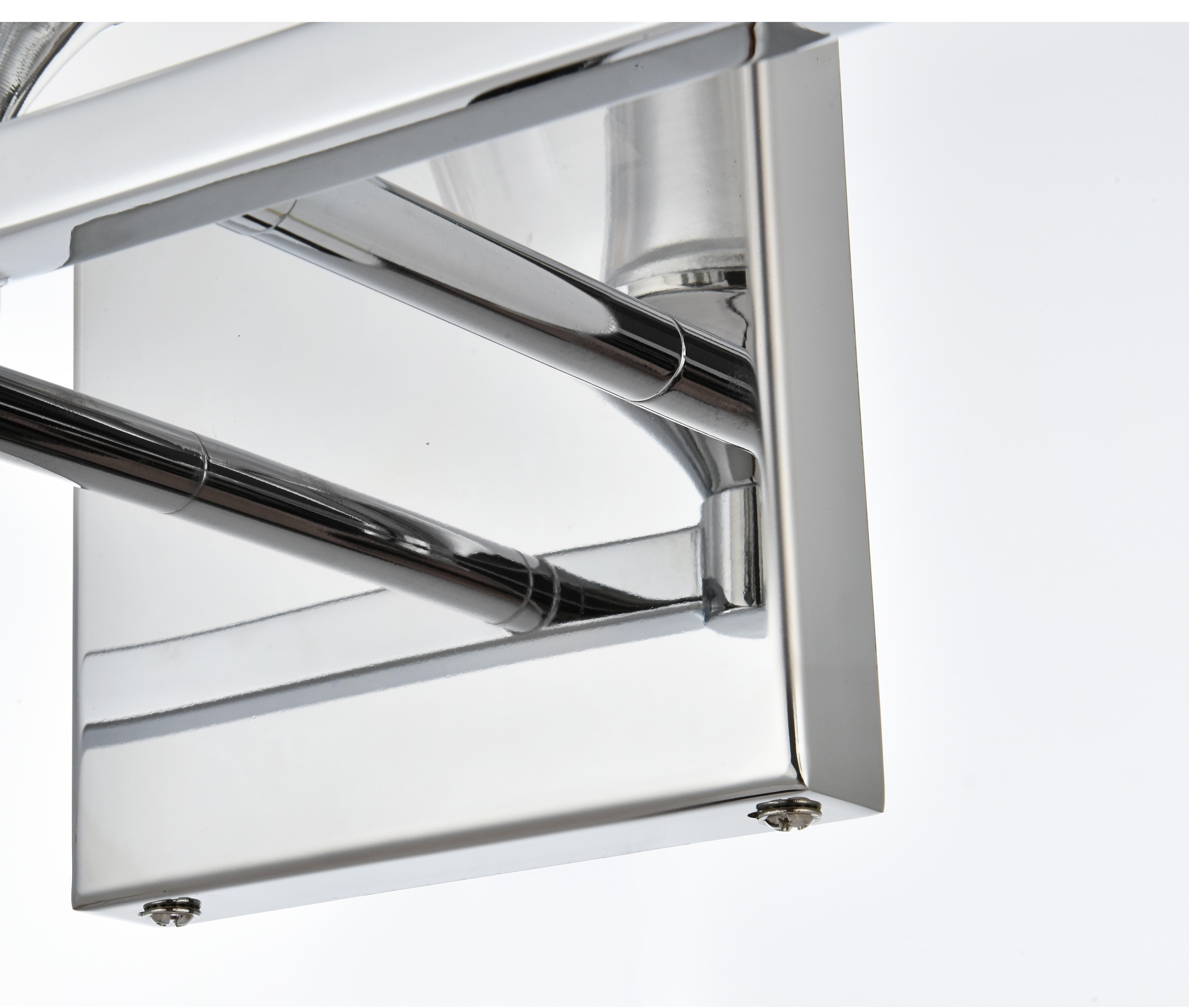 Foster 4-Light Bath Sconce in Chrome with Clear Glass - Image 5