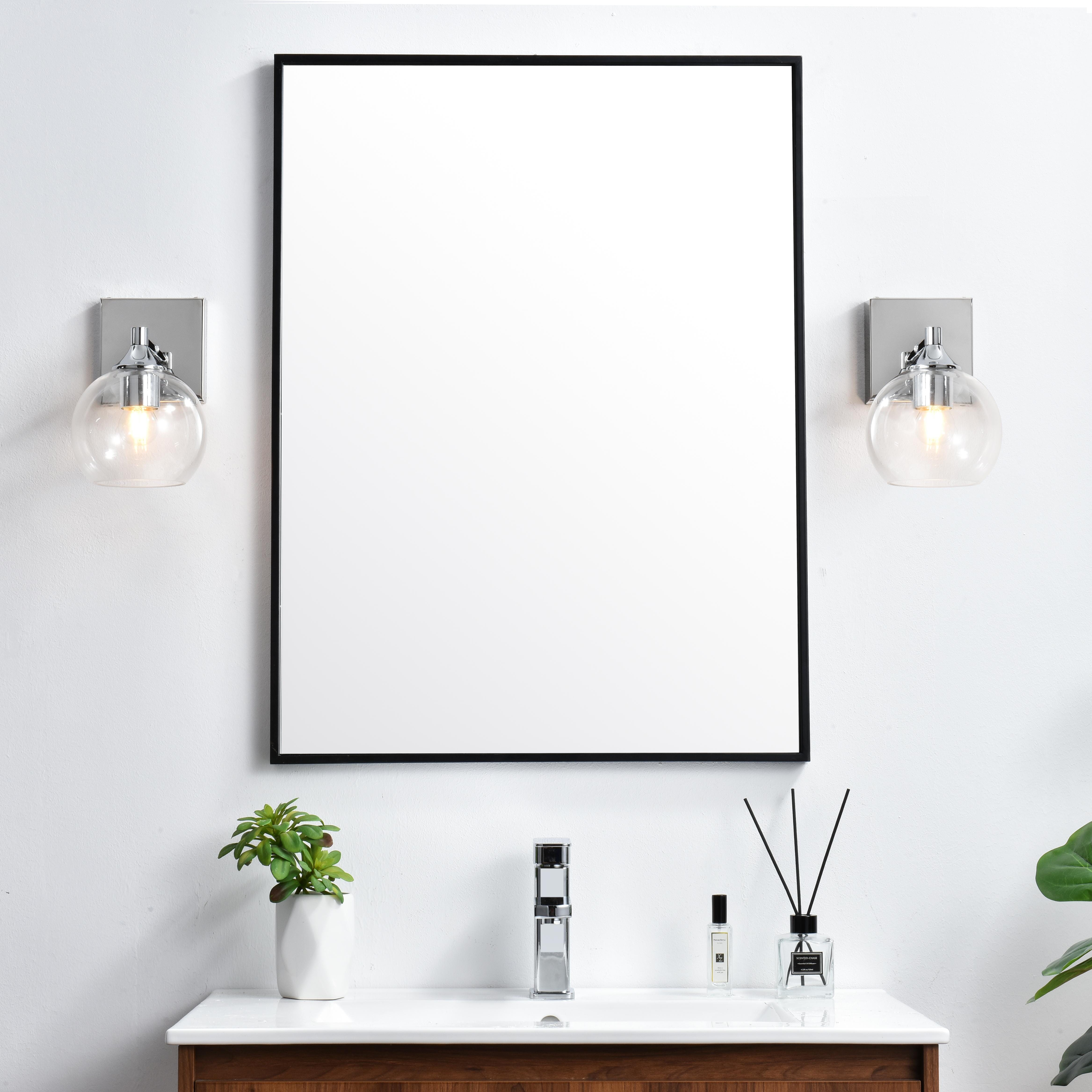 Foster One Light Bath Sconce in Chrome and Clear - Image 2