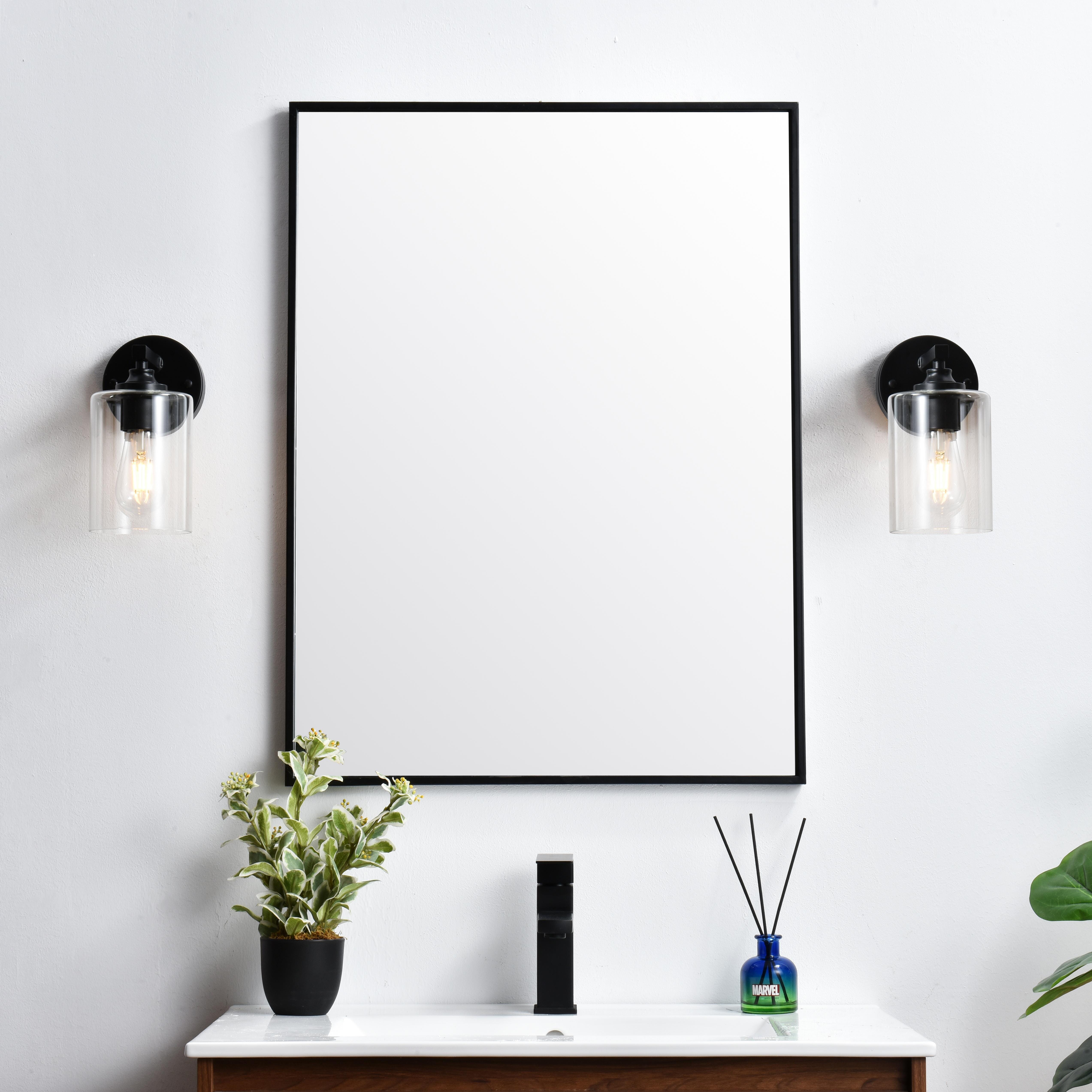 Specification Sheet
Dimensions
Length: 6.7"
Width: 5"
Height: 10"
Extension: 7"
Wire Length: 8"
Depth: 7"
Specifications
Assembly Required: Yes
Bulb Included: No
#N/A
Dimmable: Yes
Distressed Finish: No
Dry/Wet/Damp: Damp
ETL: yes
Finish (Color): Black and Clear
Fixture Material: Iron and Glass
Hardware Finish: Black
Harware Material: Iron
Max/Nominal Watt: 40W
Number of Lights: 1
Product Type: Vanity Lights
Product Warranty: 1 year limited
Socket Type: E26
Voltage: 110V
Wattage/Bulb: 40W
Weight: 2
Wire Included: Yes
Shipment type: Small Parcel
US Shipping Cost: $13.00 - alternate view