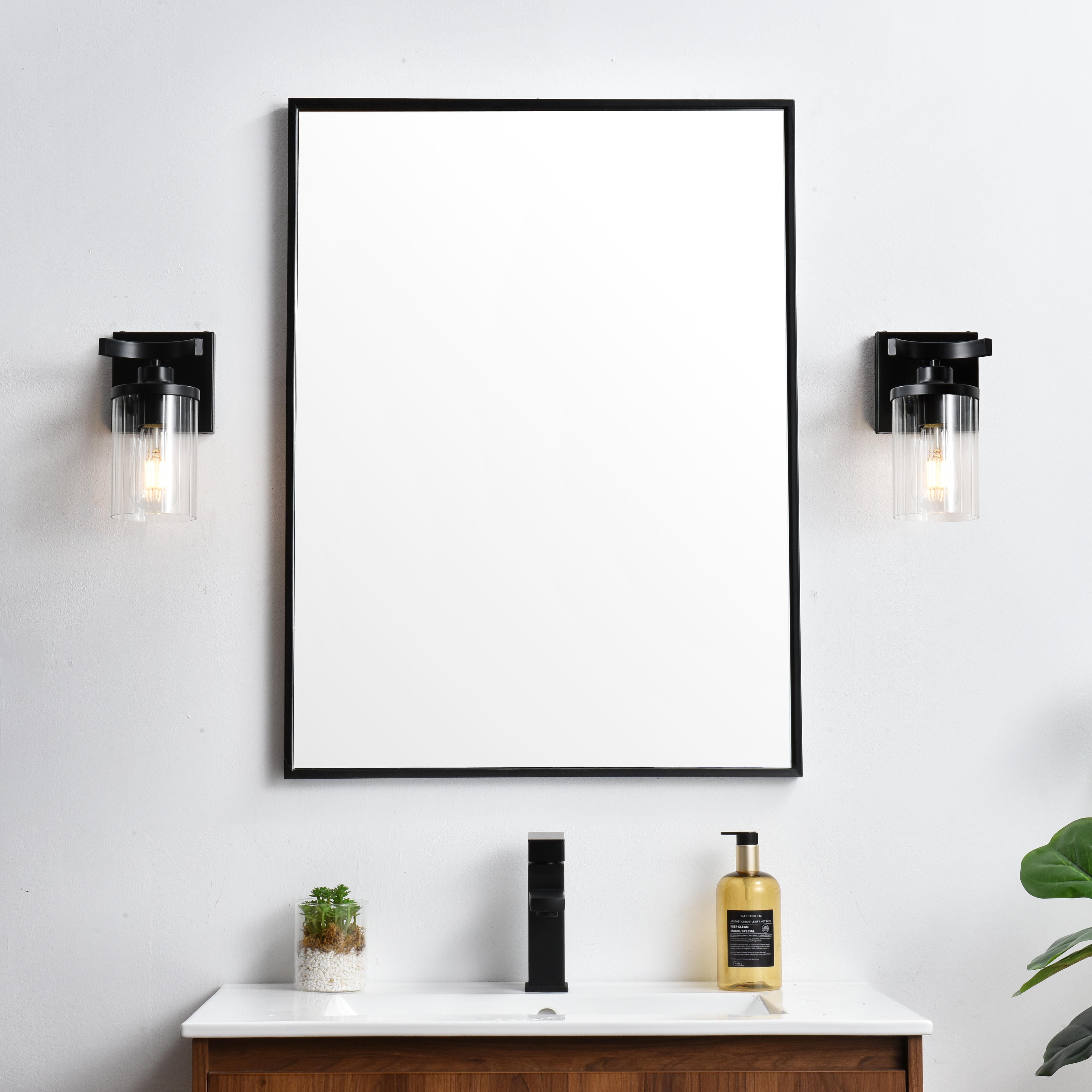 Specification Sheet
Dimensions
Length: 5.6"
Width: 5"
Height: 10"
Extension: 6"
Wire Length: 8"
Depth: 6"
Specifications
Assembly Required: Yes
Bulb Included: No
#N/A
Dimmable: Yes
Distressed Finish: No
Dry/Wet/Damp: Damp
ETL: yes
Finish (Color): Black and Clear
Fixture Material: Iron and Glass
Hardware Finish: Black
Harware Material: Iron
Max/Nominal Watt: 40W
Number of Lights: 1
Product Type: Vanity Lights
Product Warranty: 1 year limited
Socket Type: E26
Voltage: 110V
Wattage/Bulb: 40W
Weight: 2
Wire Included: Yes
Shipment type: Small Parcel
US Shipping Cost: $13.00 - alternate view