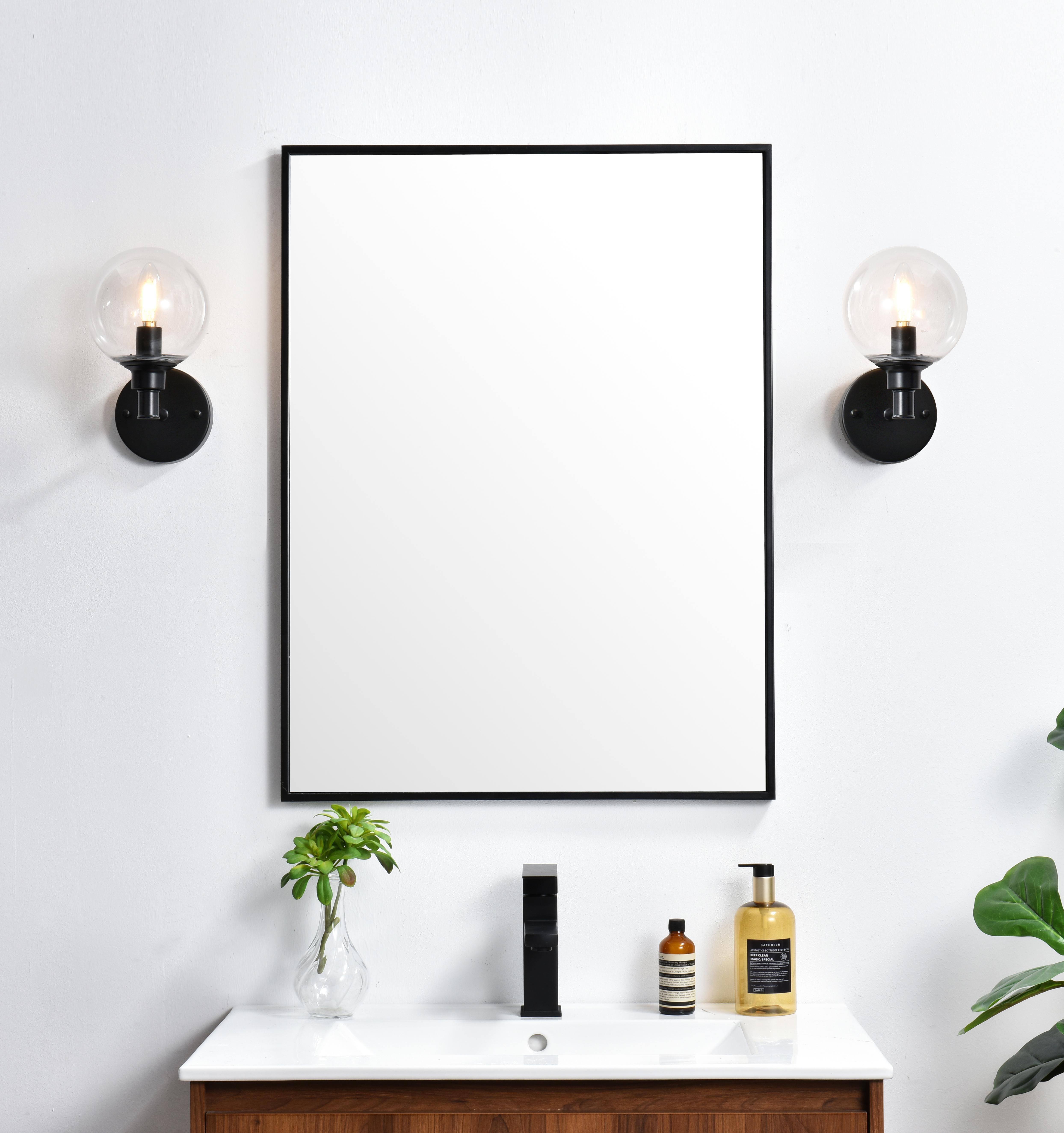 Specification Sheet
Dimensions
Length: 7.7"
Width: 6"
Height: 10"
Extension: 8"
Wire Length: 8"
Depth: 8"
Specifications
Assembly Required: Yes
Bulb Included: No
#N/A
Dimmable: Yes
Distressed Finish: No
Dry/Wet/Damp: Damp
ETL: yes
Finish (Color): Black and Clear
Fixture Material: Iron and Glass
Hardware Finish: Black
Harware Material: Iron
Max/Nominal Watt: 40W
Number of Lights: 1
Product Type: Vanity Lights
Product Warranty: 1 year limited
Socket Type: E12
Voltage: 110V
Wattage/Bulb: 40W
Weight: 2
Wire Included: Yes
Shipment type: Small Parcel
US Shipping Cost: $13.00 - alternate view