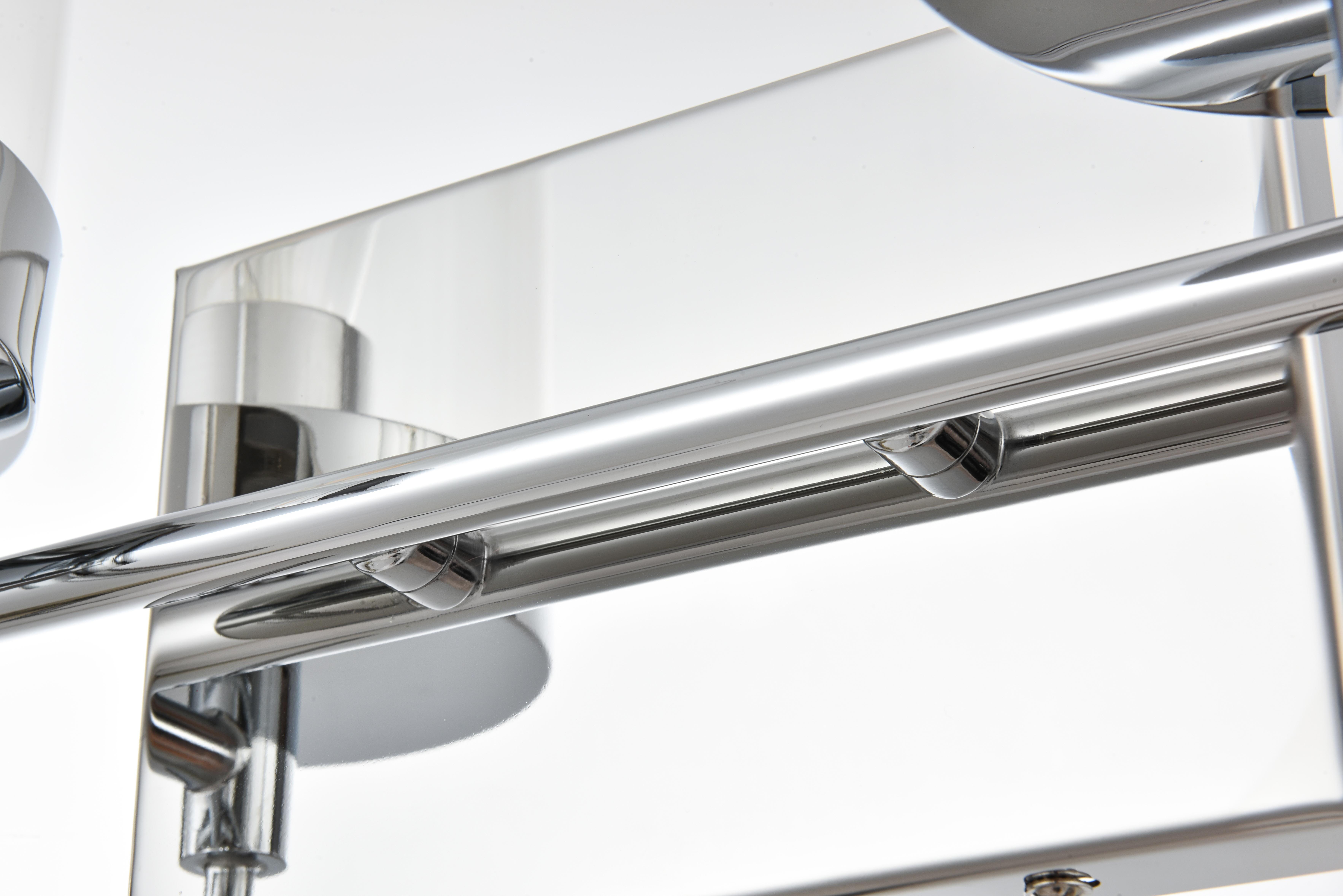 Benny 4-Light Bath Sconce in Chrome with Clear Glass - Image 5