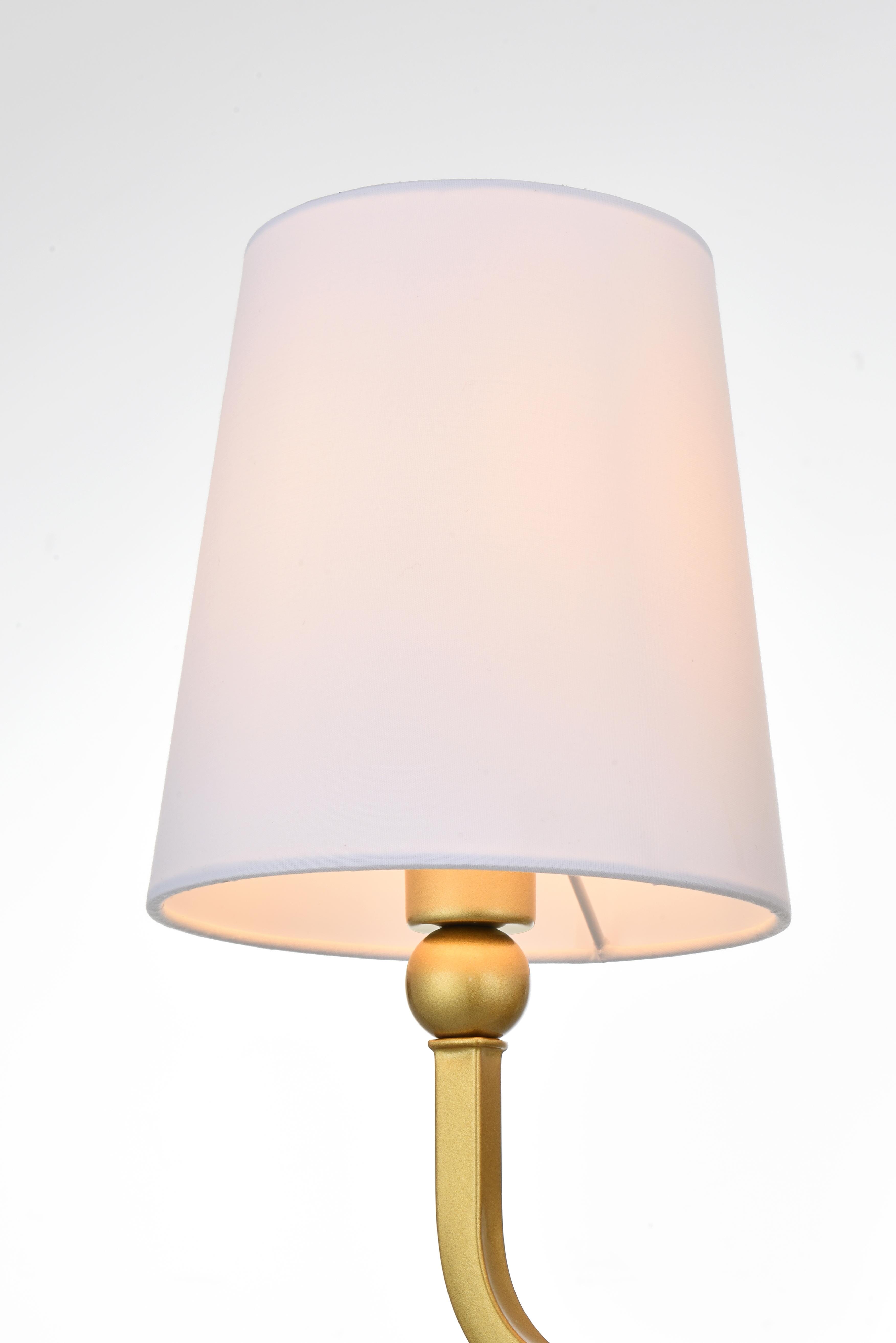 Colson 3-Light Bath Sconce in Brass and Clear - Image 4