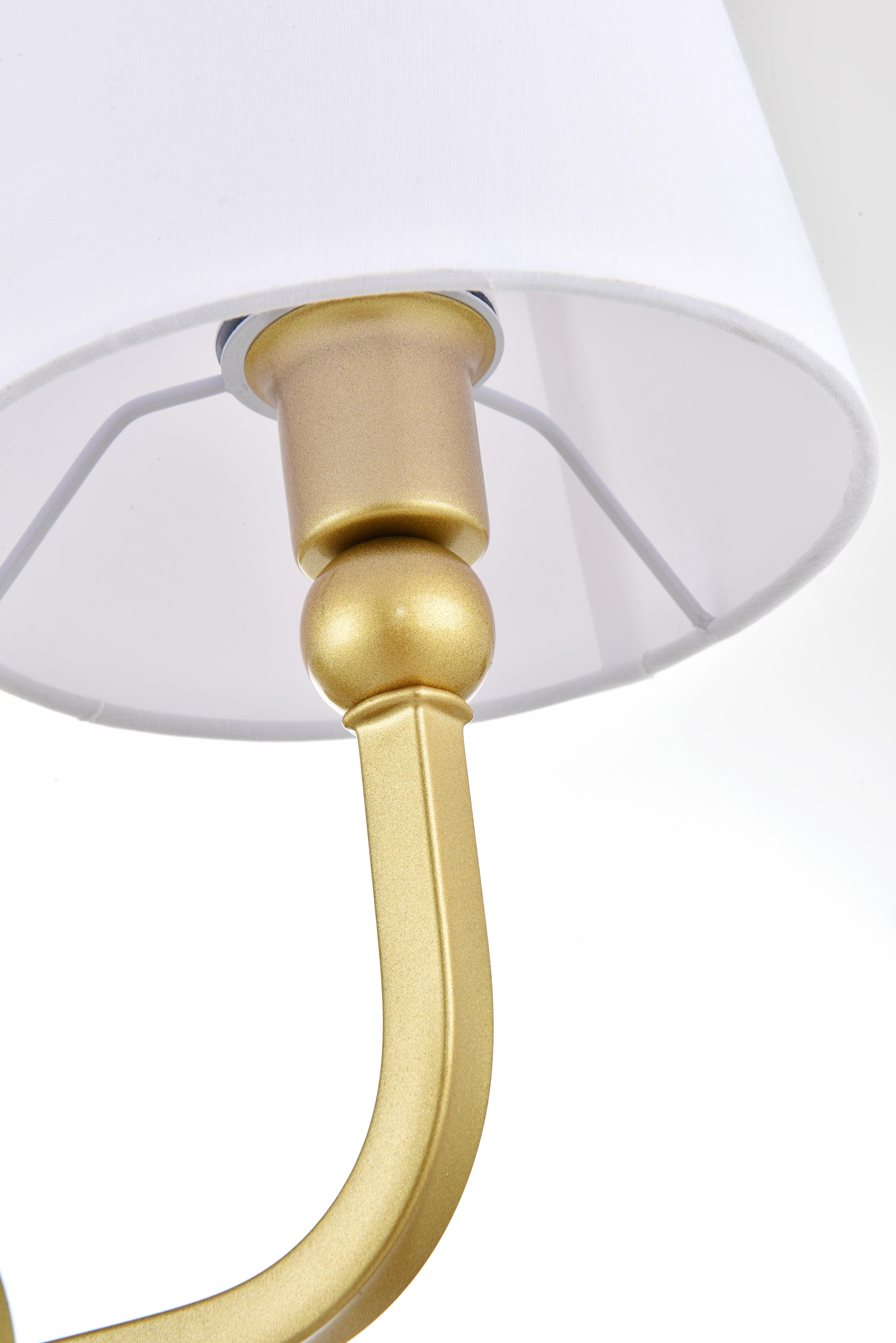 Colson 3-Light Bath Sconce in Brass and Clear - Image 5