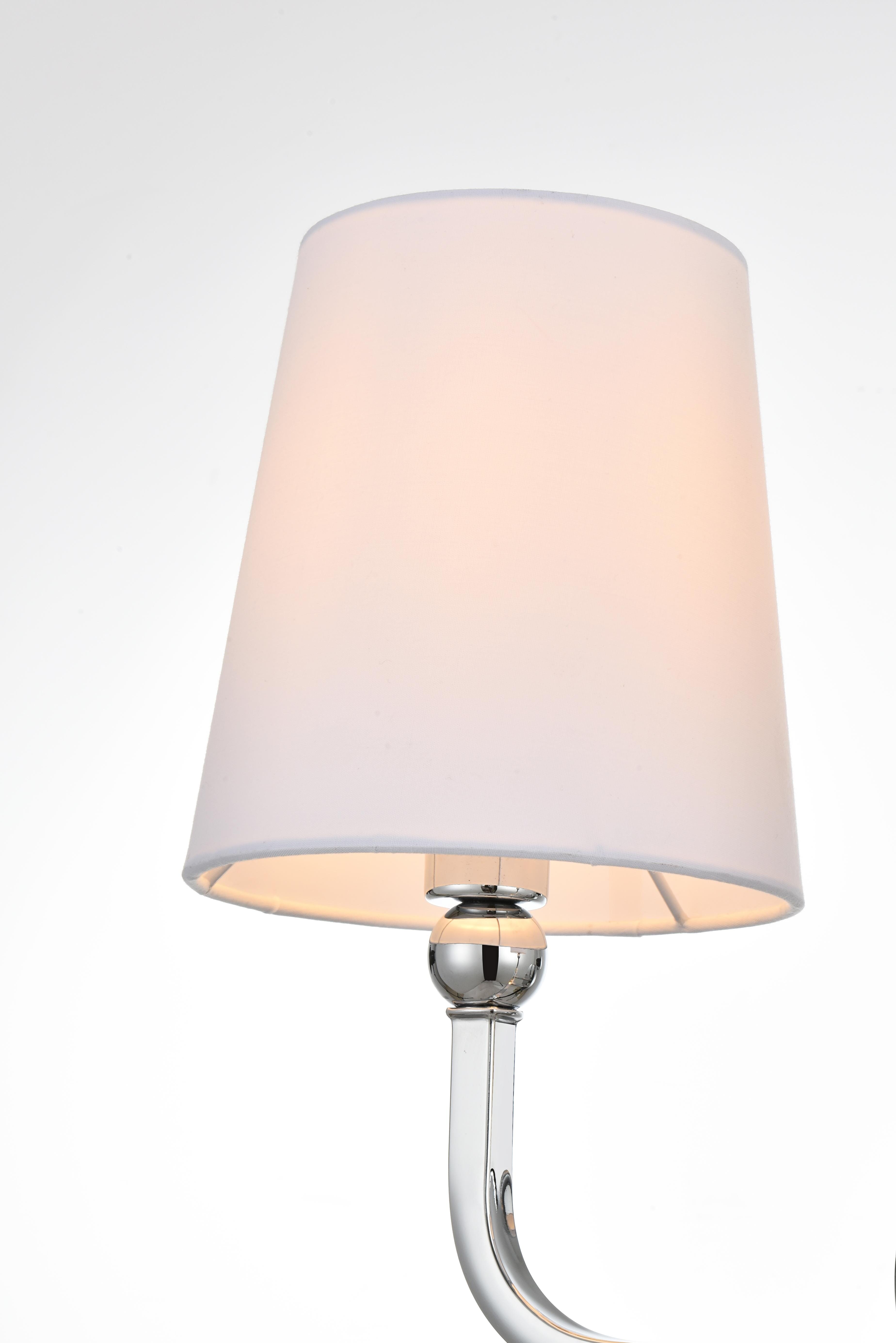 Colson 4-Light Bath Sconce in Chrome and Clear - Image 4