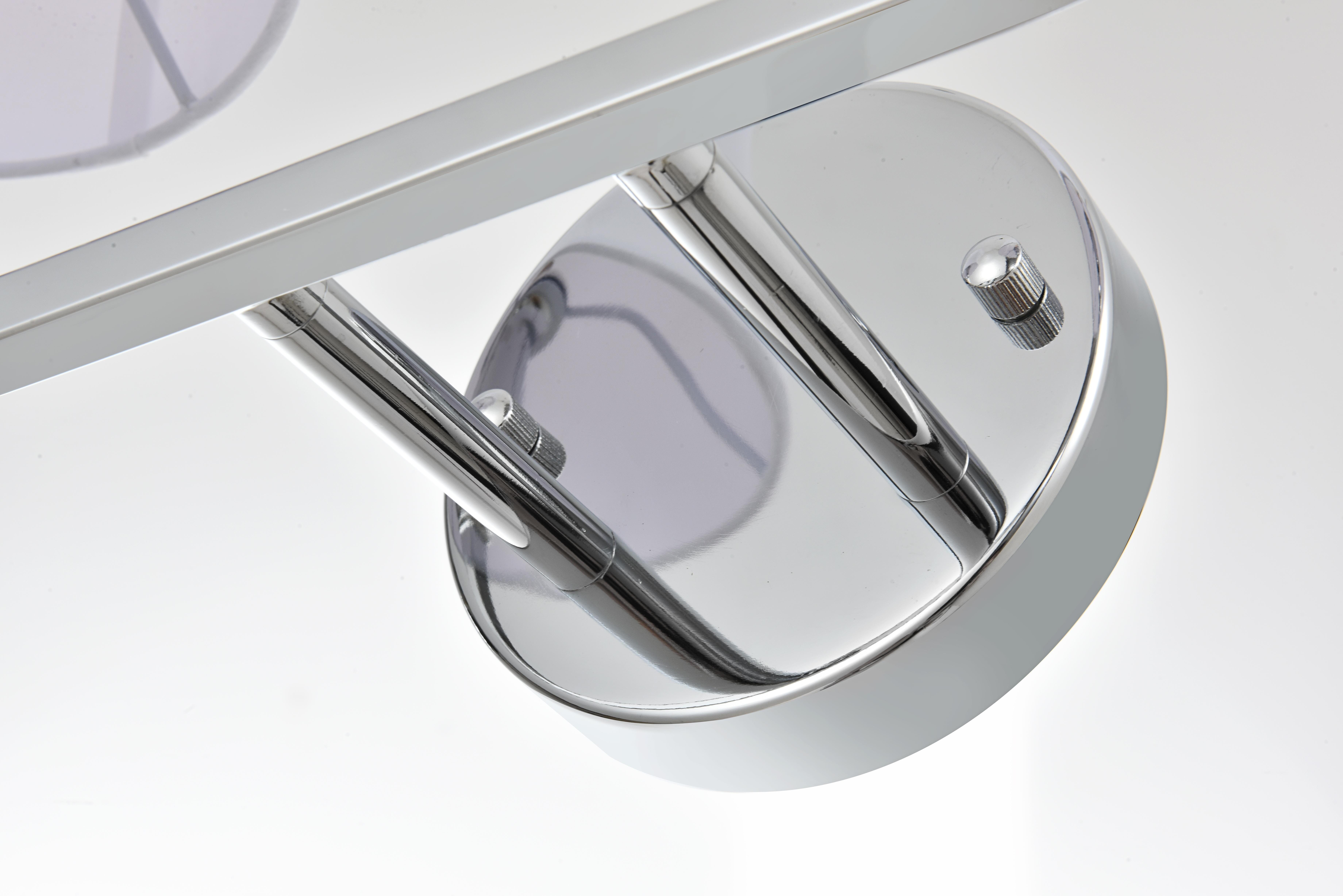 Colson 4-Light Bath Sconce in Chrome and Clear - Image 5