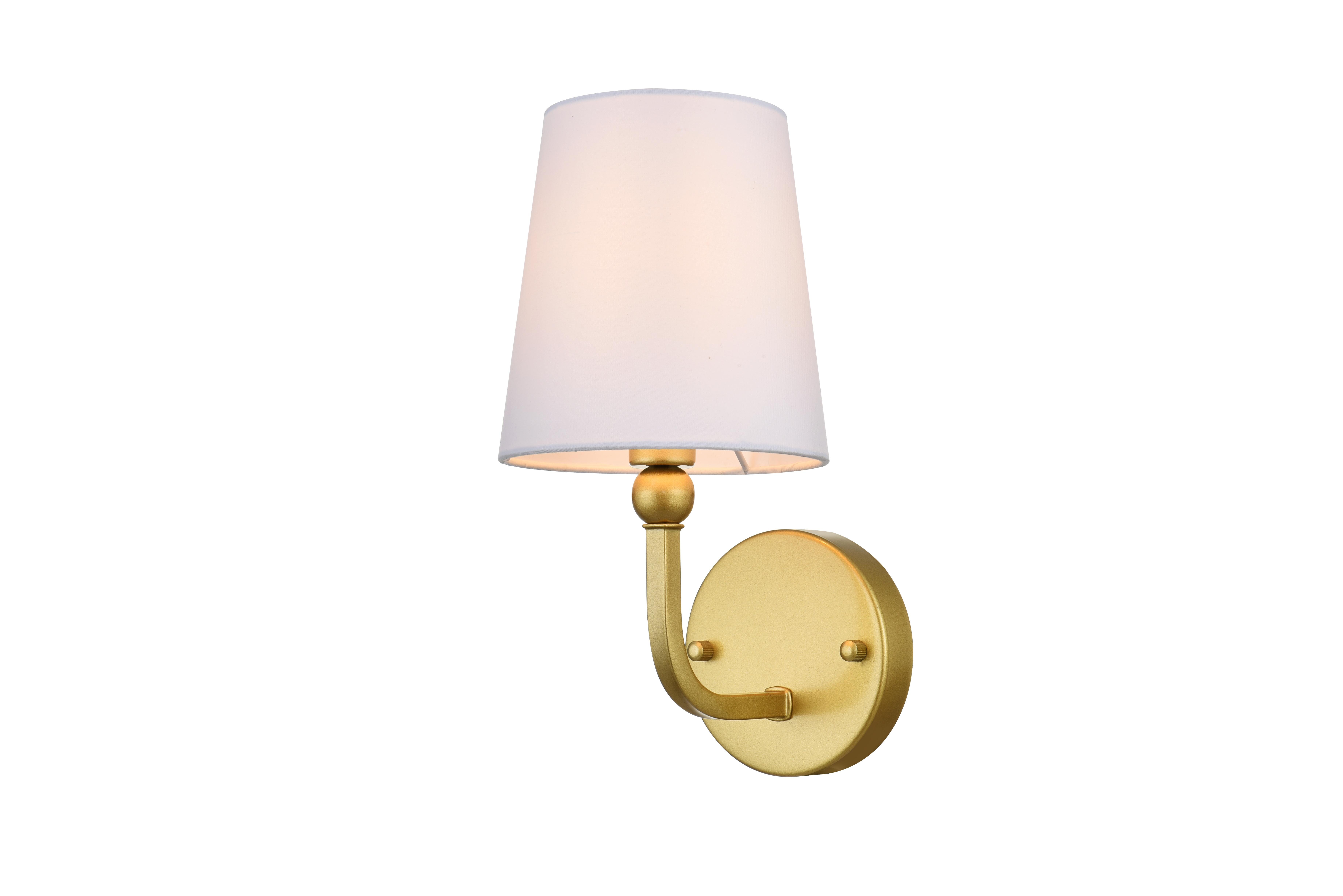 Colson One Light Bath Sconce in Brass and Clear - Image 3