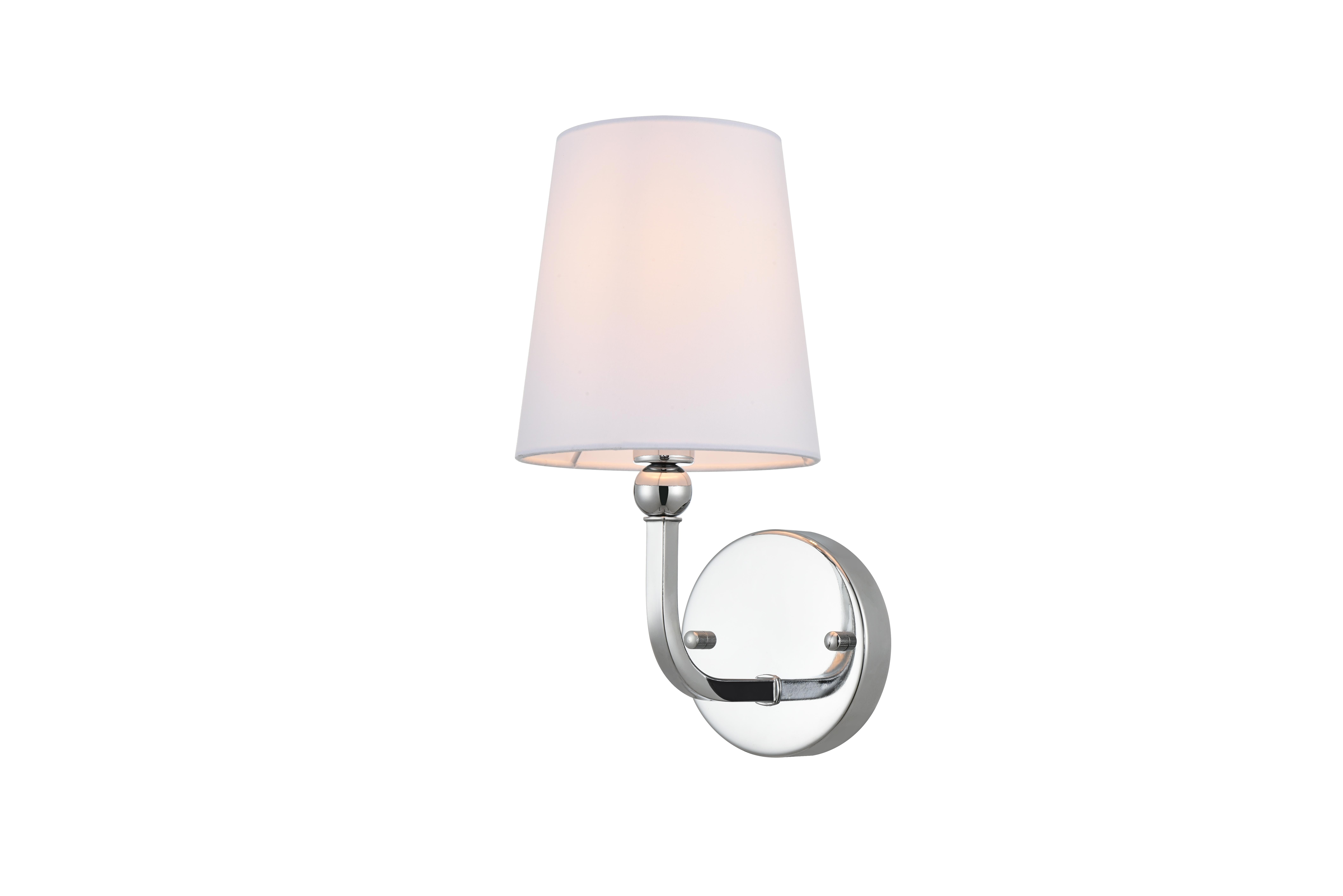 Colson One Light Bath Sconce in Chrome and Clear - Image 3