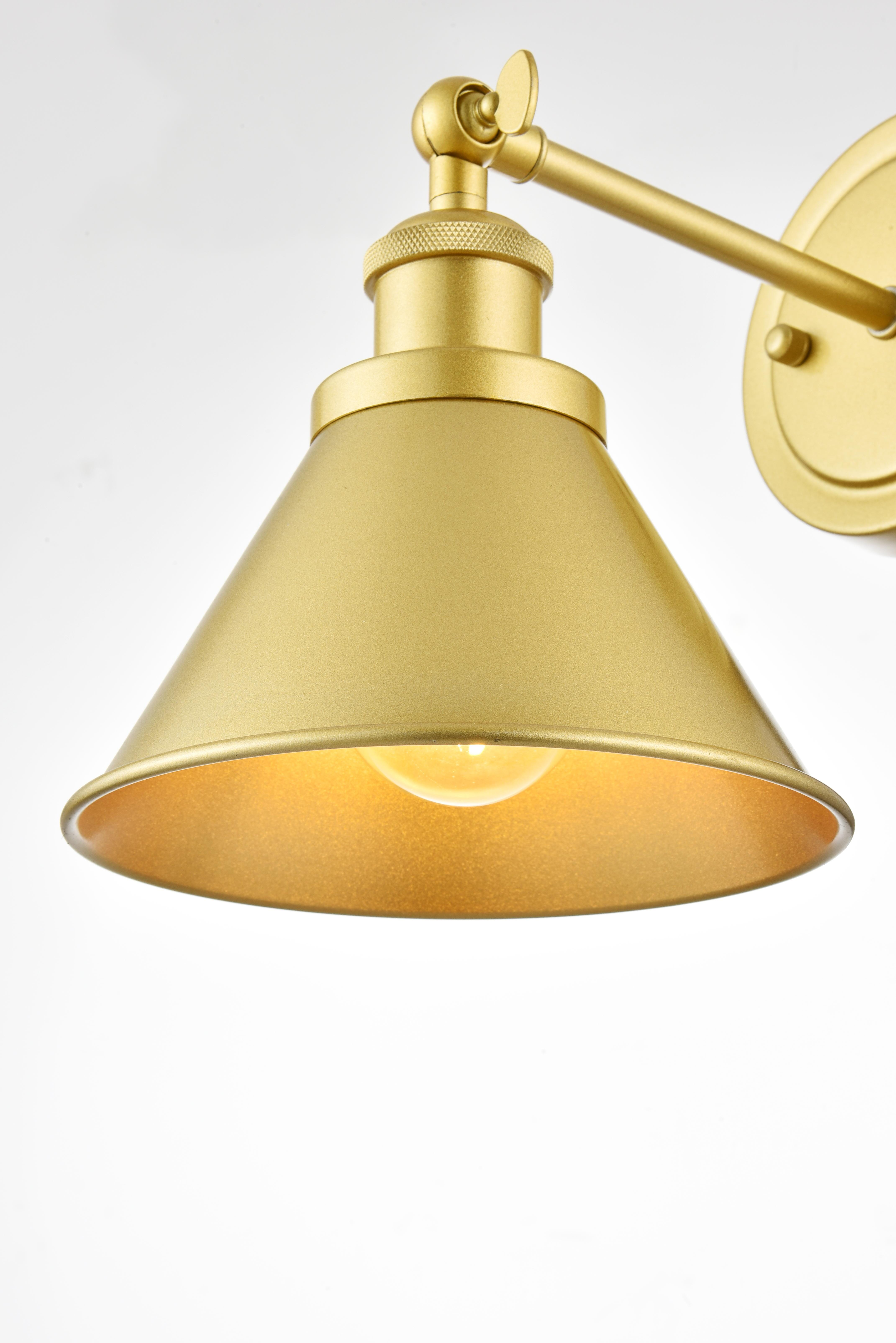 Bentley One Light Bath Sconce in Brass - Image 4
