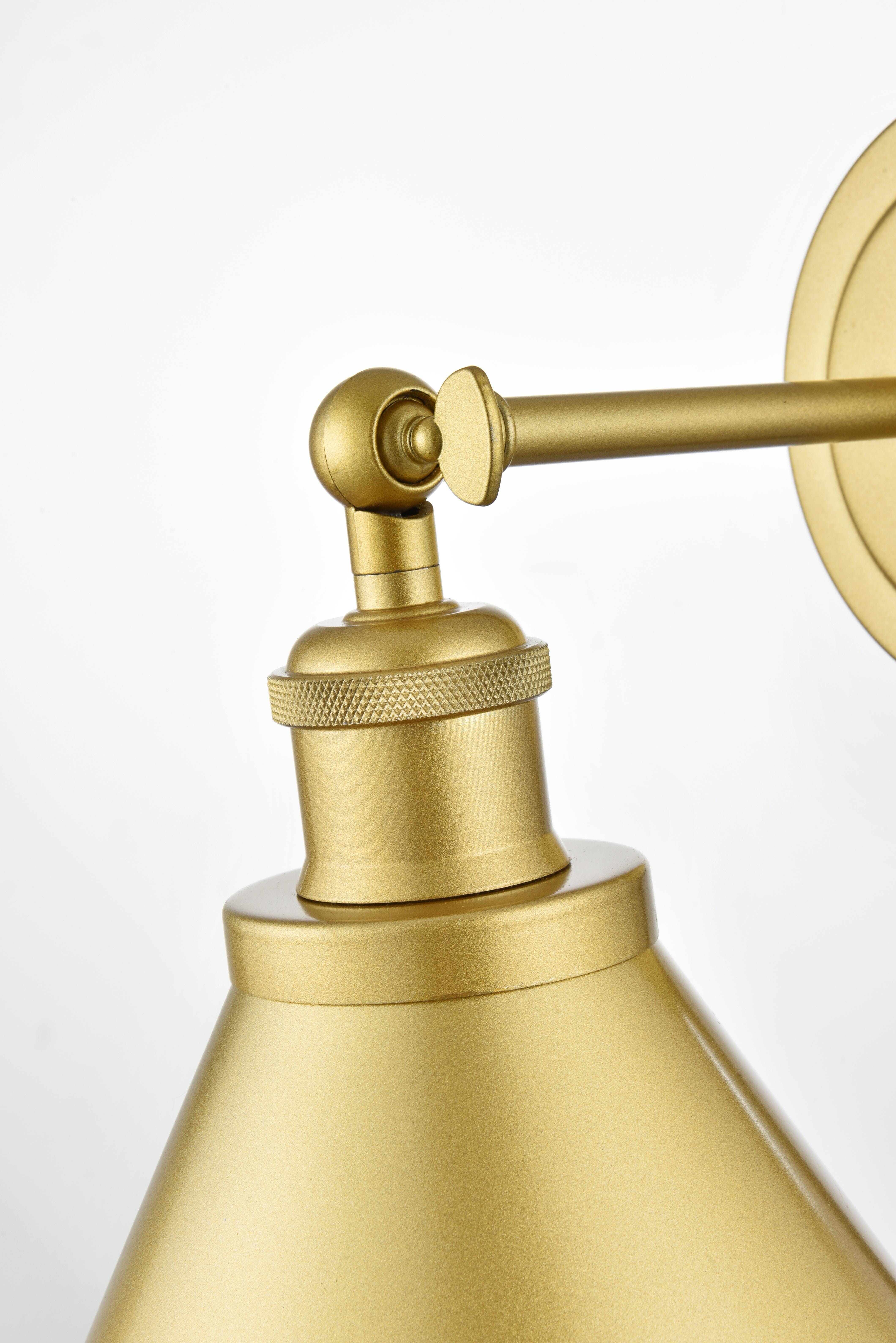 Bentley One Light Bath Sconce in Brass - Image 5