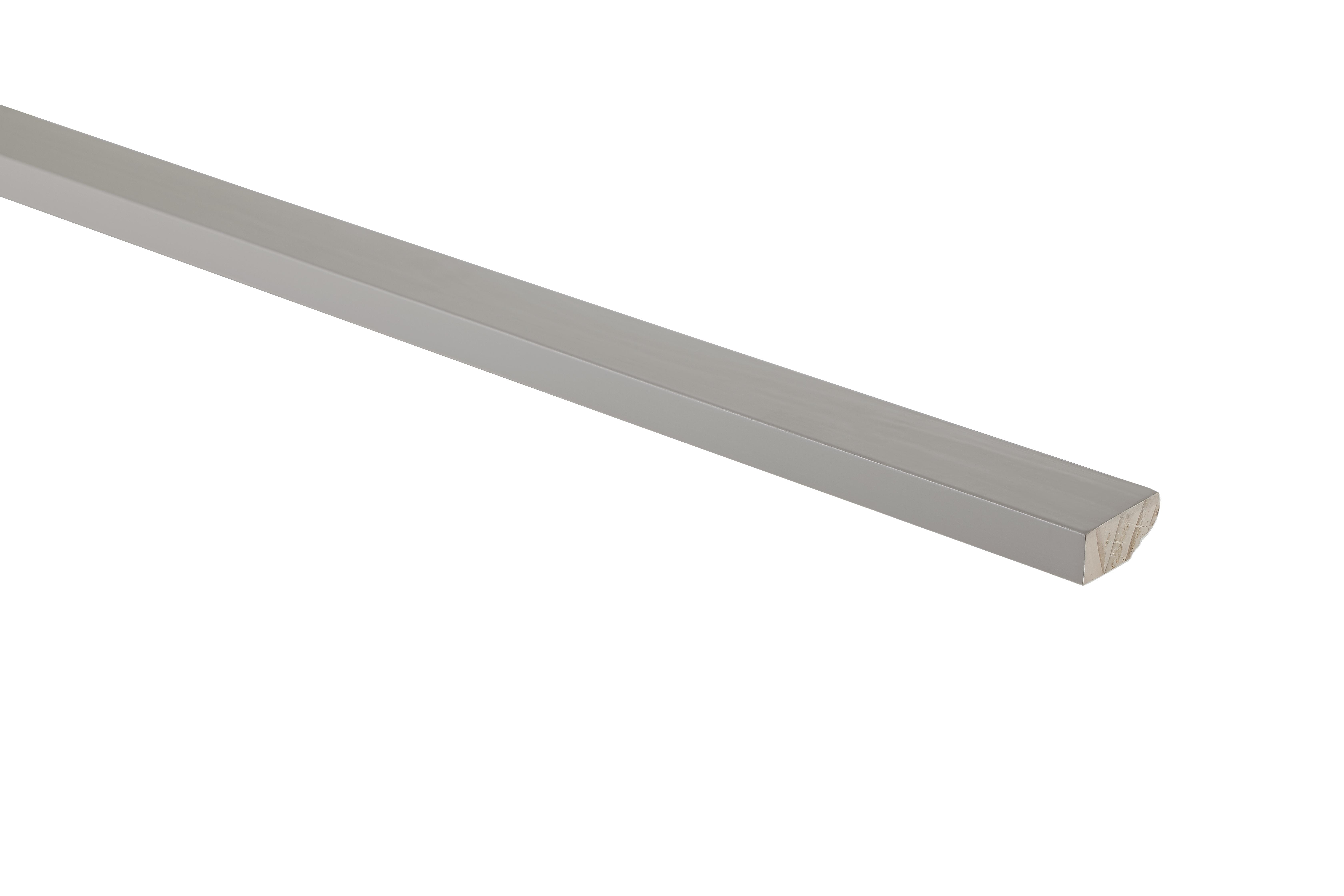 Specification Sheet
Dimensions
Length: 96"
Width: 0.75"
Height: 1.5"
Specifications
Assembly Required: Yes
Distressed Finish: No
Finish (Color): Grey
Rubberwood
Product Shape: Rectangle
Product Type: Kitchen Light Rail Molding
Product Warranty: 1 year limited
Weight: 2.09475
Wire Included: No
Shipment type: Small Parcel - alternate view