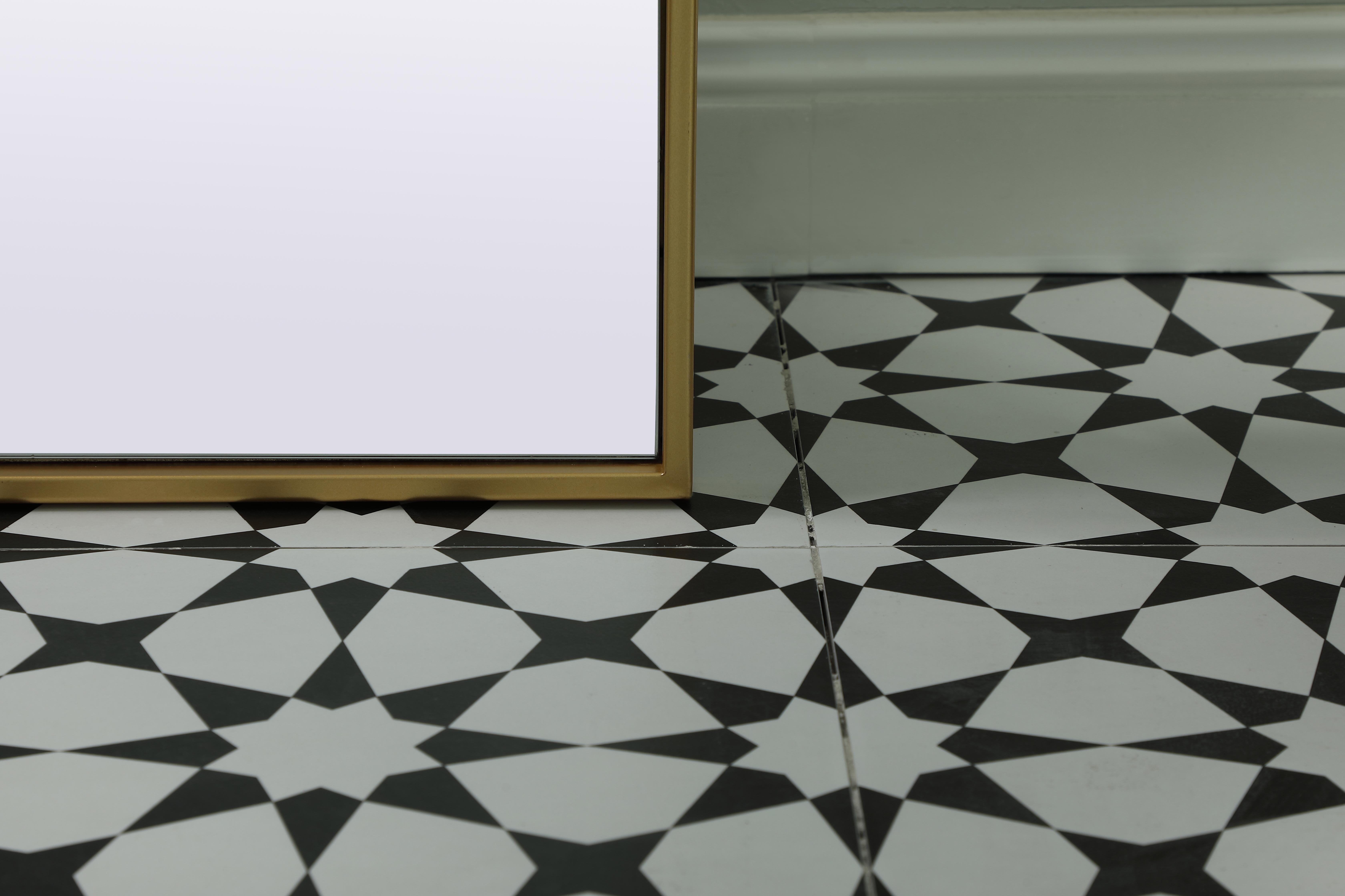 Ayra Arched Floor Mirror in Brass - Image 4