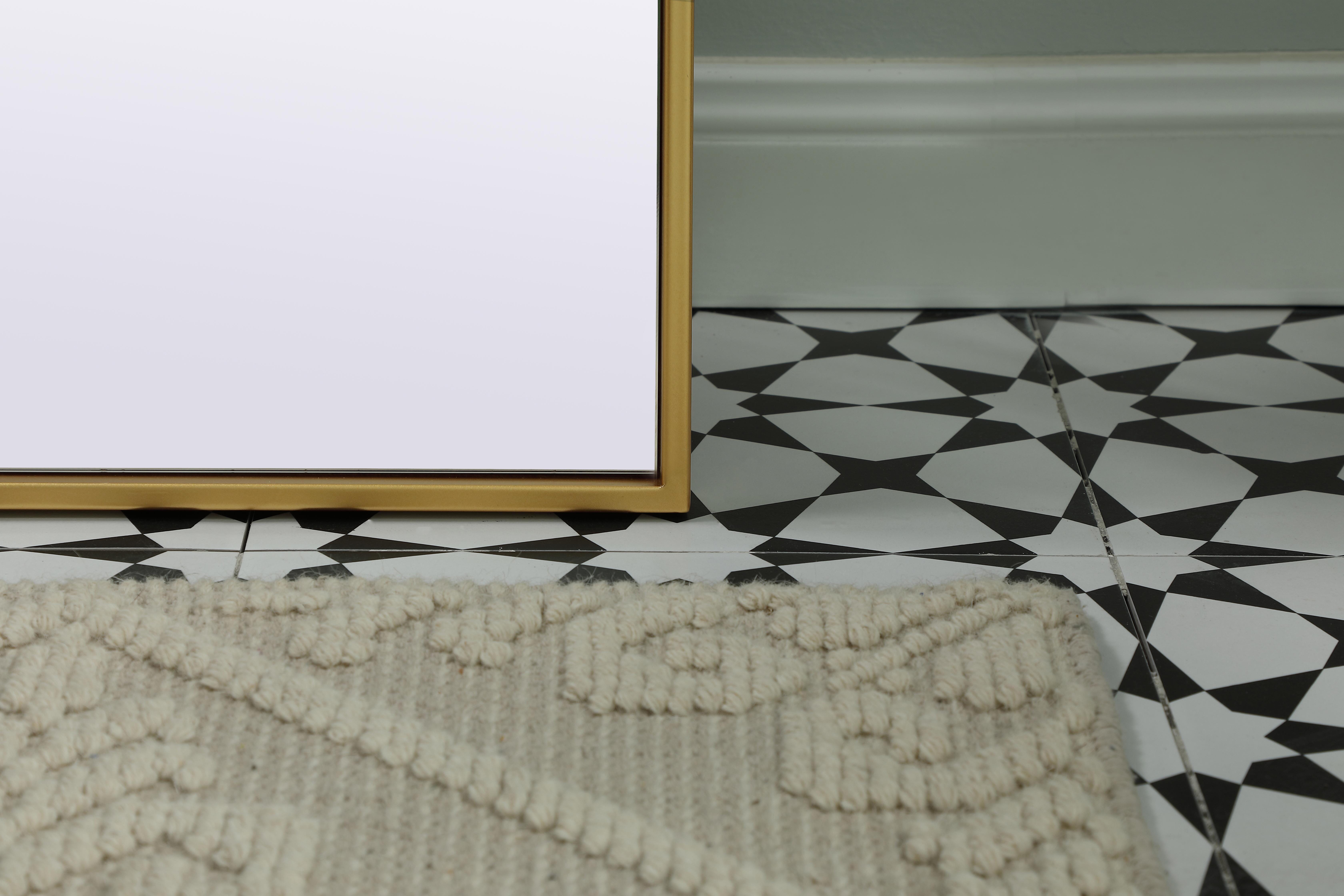 Blaire Full-Length Mirror in Brass - Image 4
