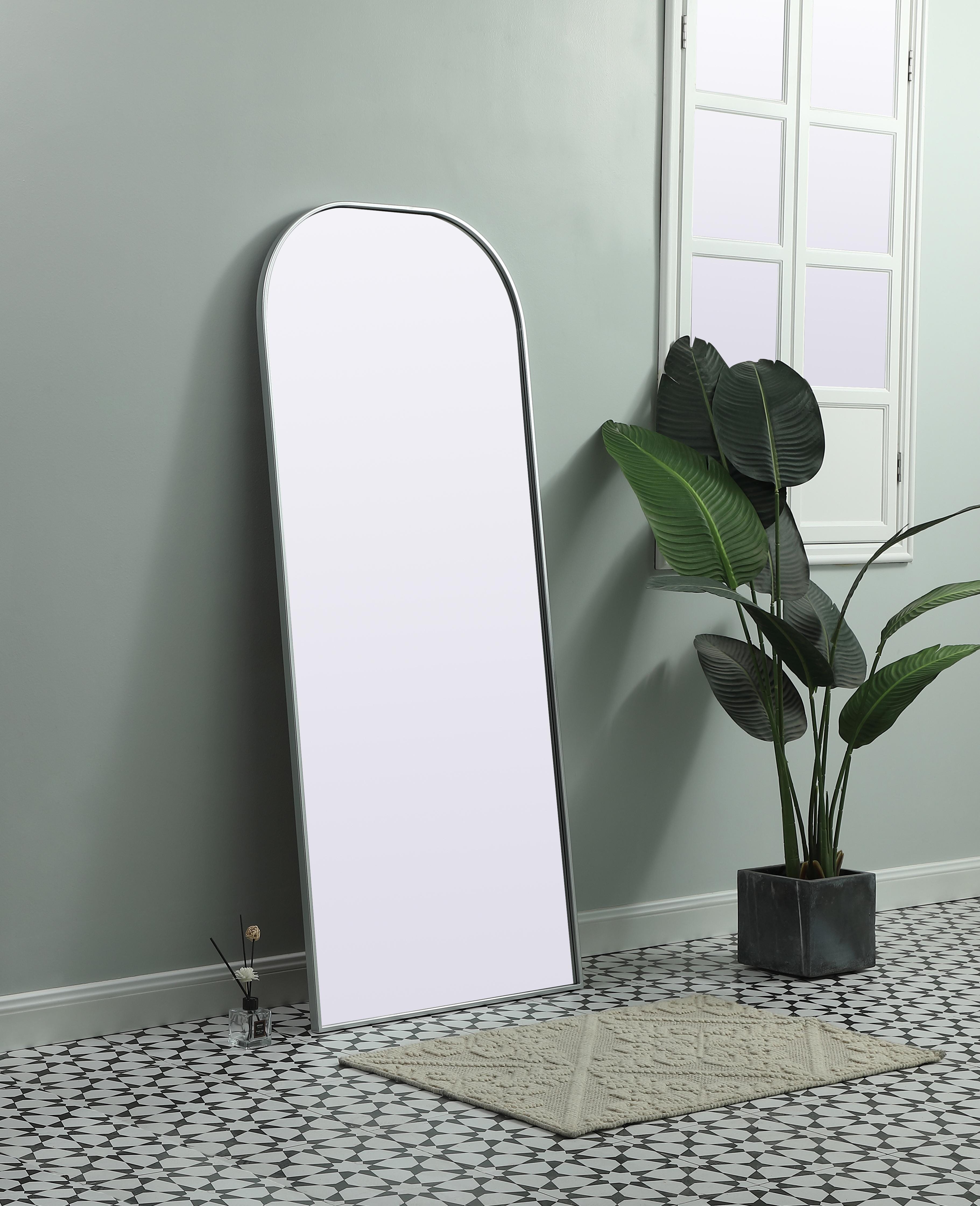 Blaire Full-Length Mirror in Silver - Image 3