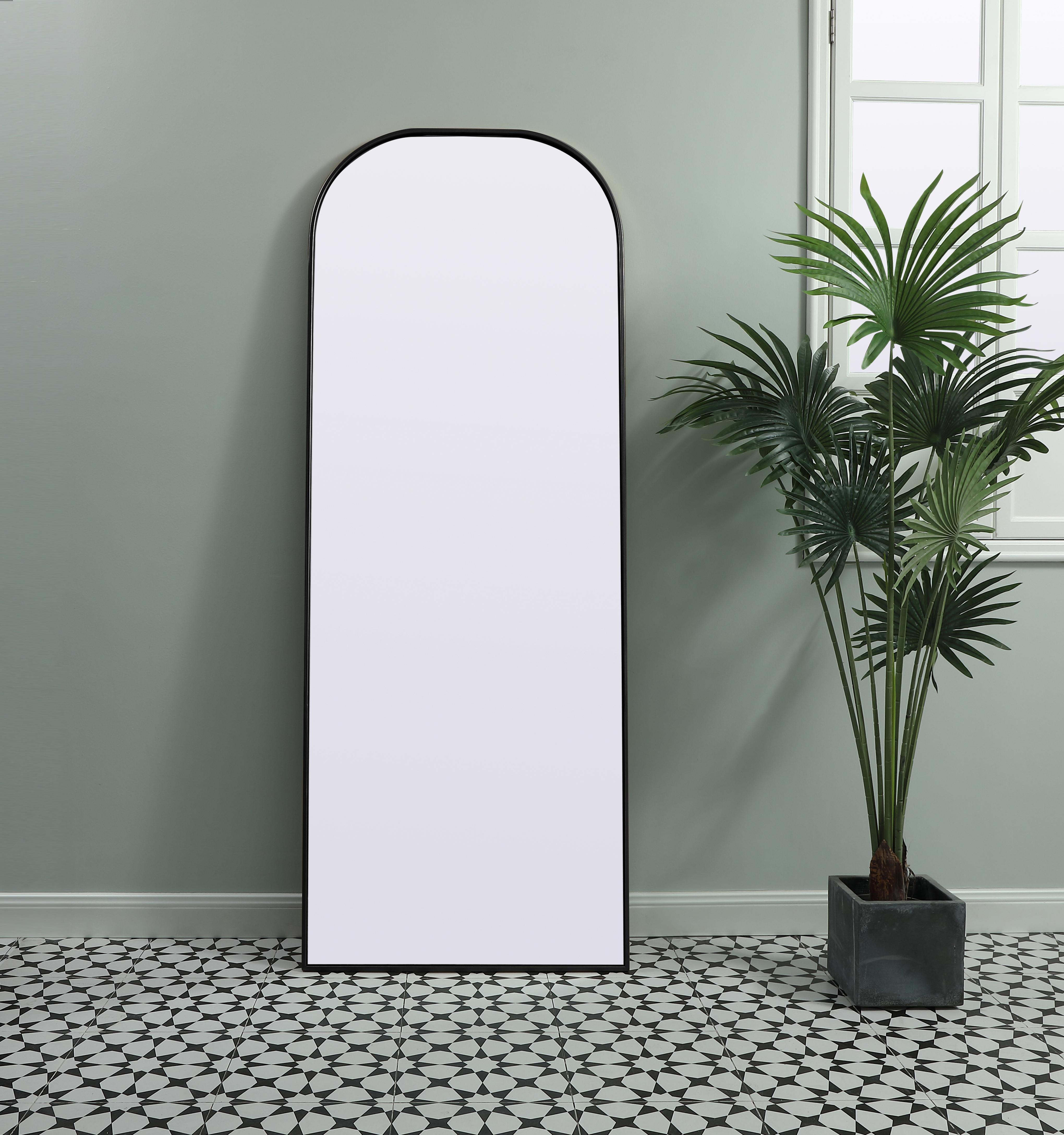 Specification Sheet
Dimensions
Length: 74"
Width: 28"
Height: 74"
Depth: 1"
Specifications
Assembly Required: NO
Distressed Finish: No
Finish (Color): Black
Fixture Material: Iron and MDF
Frameless: NO
Mirror Frame Shape: Arch
Mirror Hanging Orientation: Vertical
Mirror Mounting: Metal Inset hanger
Mirror Type: Flat
Product Shape: Arch
Product Type: Decorative Mirrors
Product Warranty: 1 year limited
Weight: 37.58
Wire Included: No
Shipment type: Oversized Ground
US Shipping Cost: $116.00 - alternate view