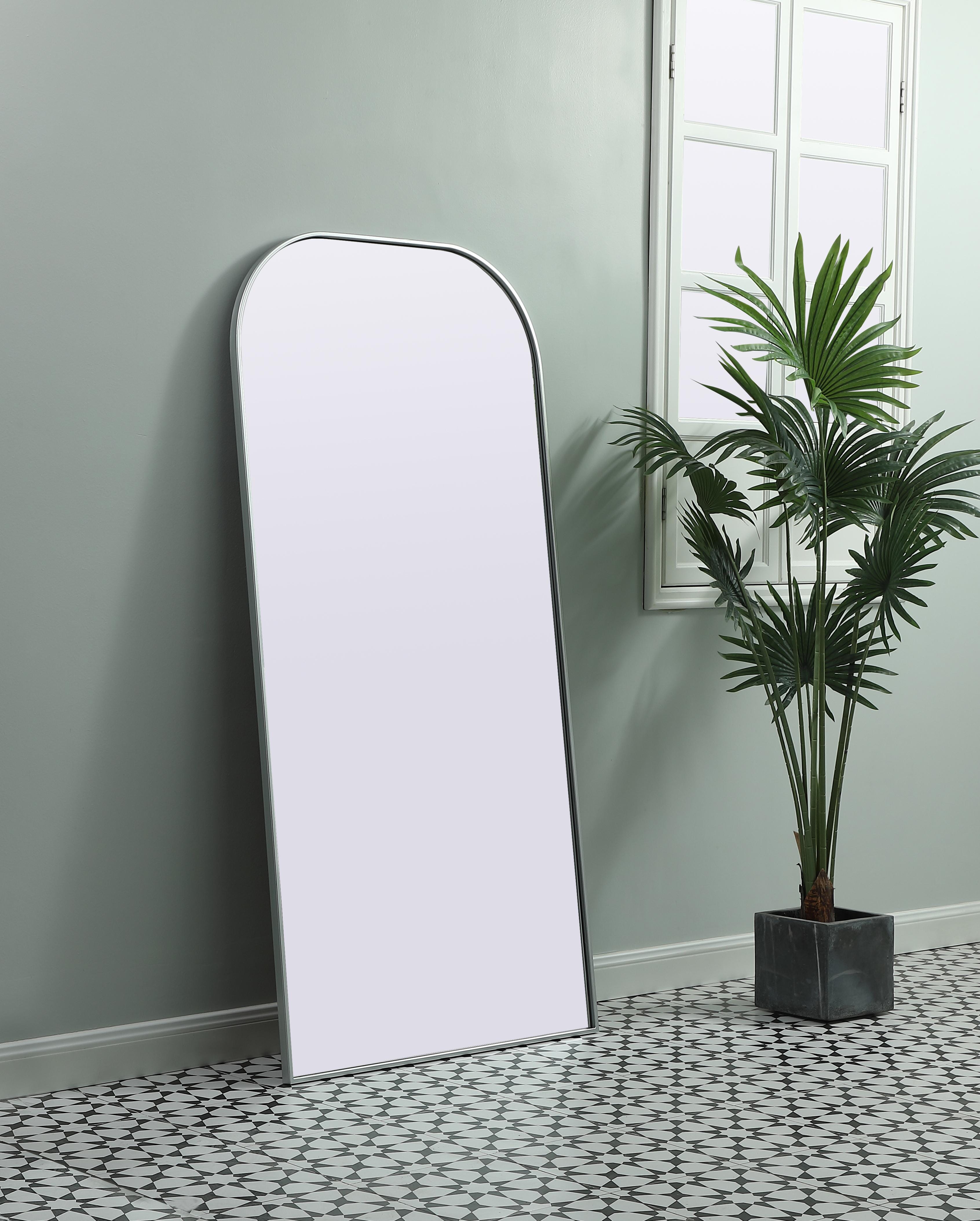 Blaire Full-Length Mirror in Silver - Image 3