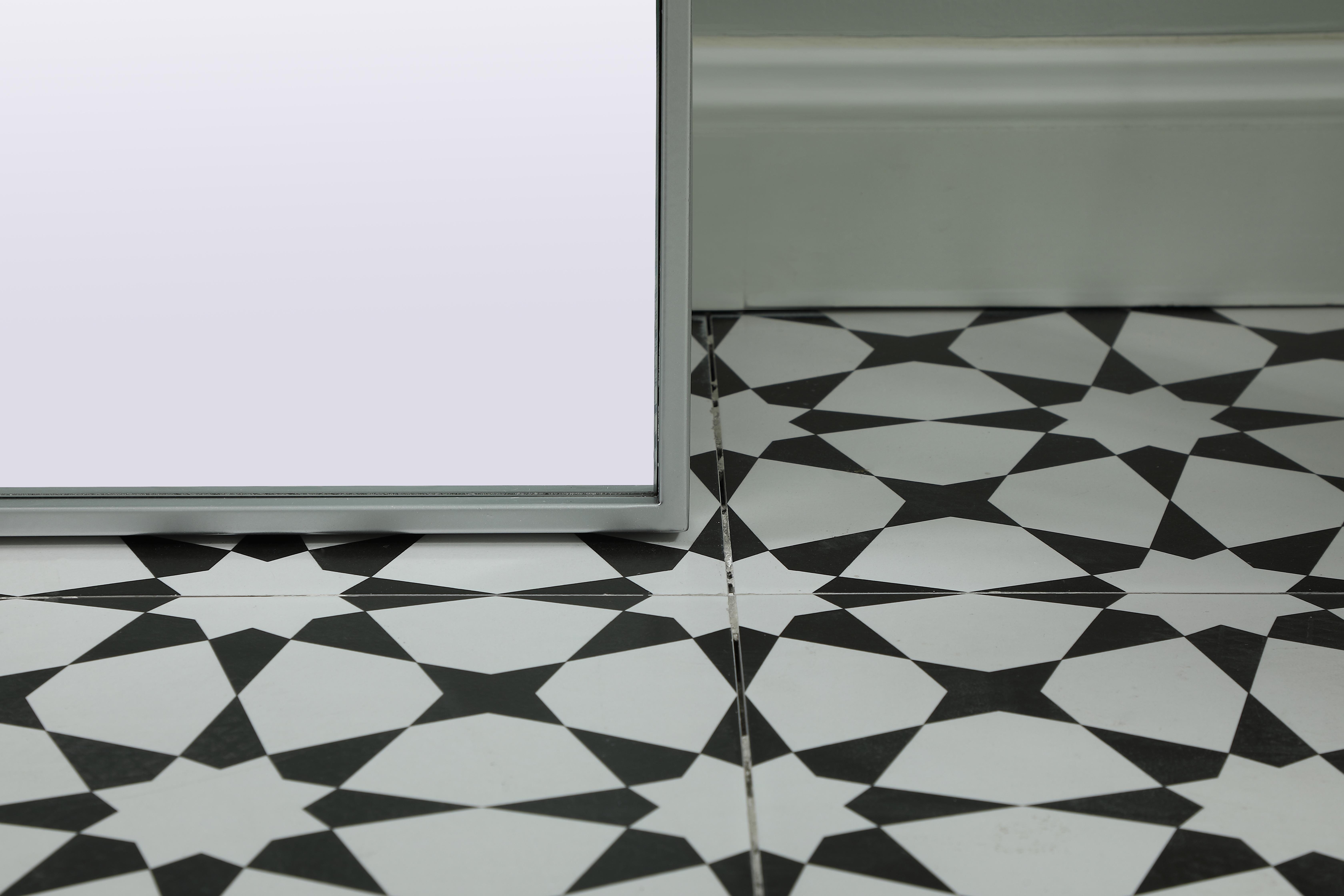 Blaire 32" x 76" Arched Mirror in Silver - Image 4