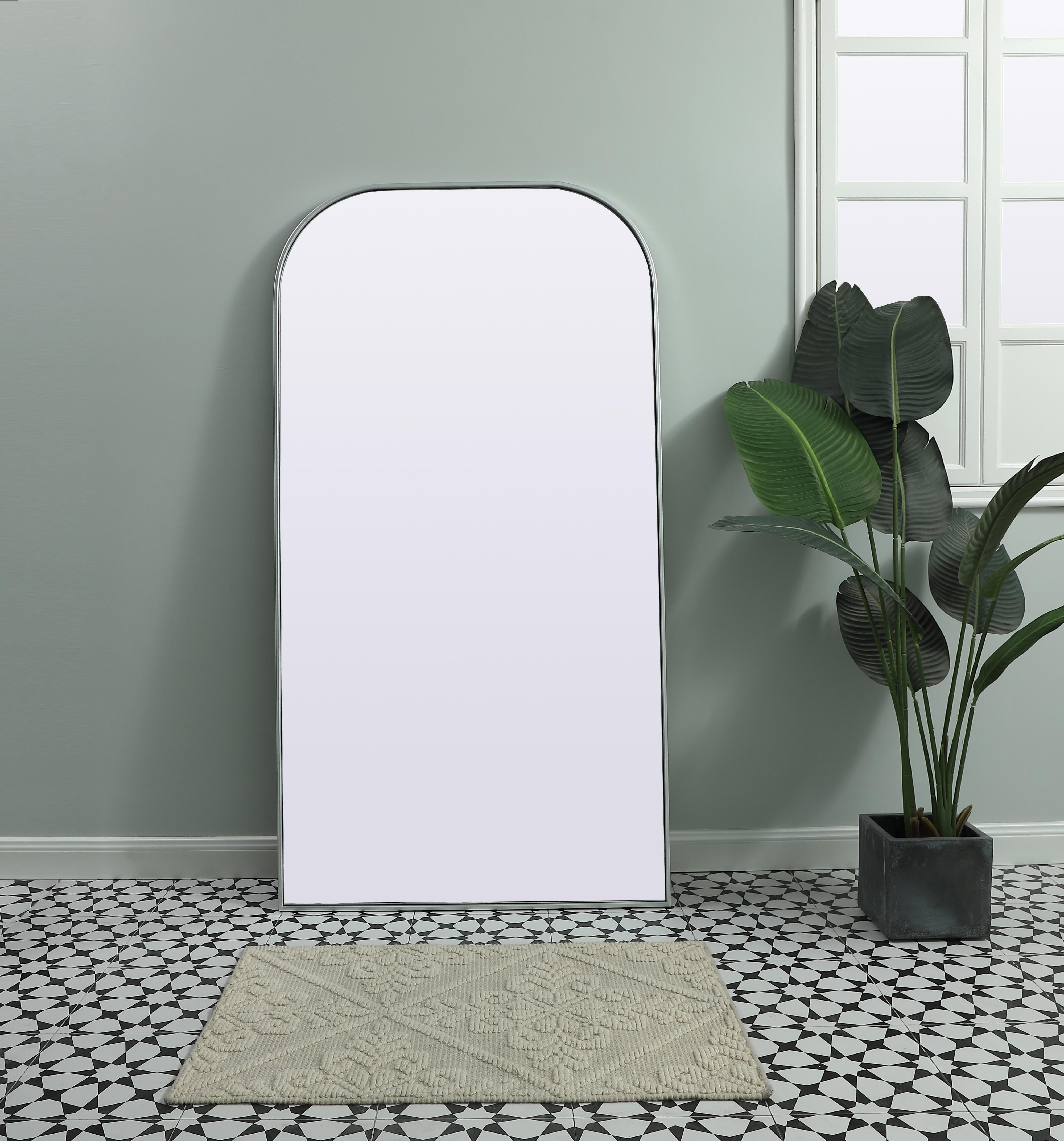 Blaire Full-Length Mirror in Silver - Image 2