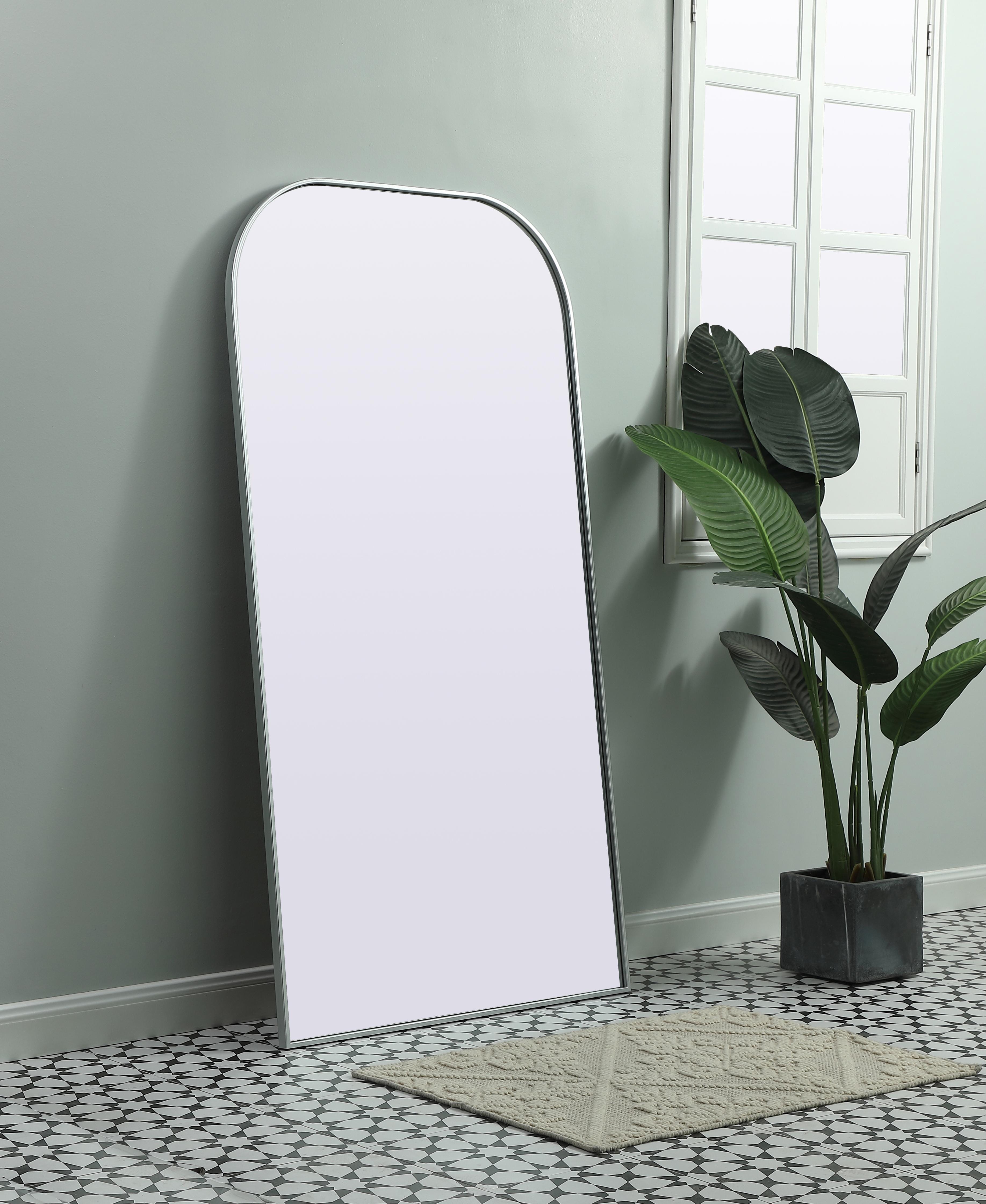 Blaire Full-Length Mirror in Silver - Image 3