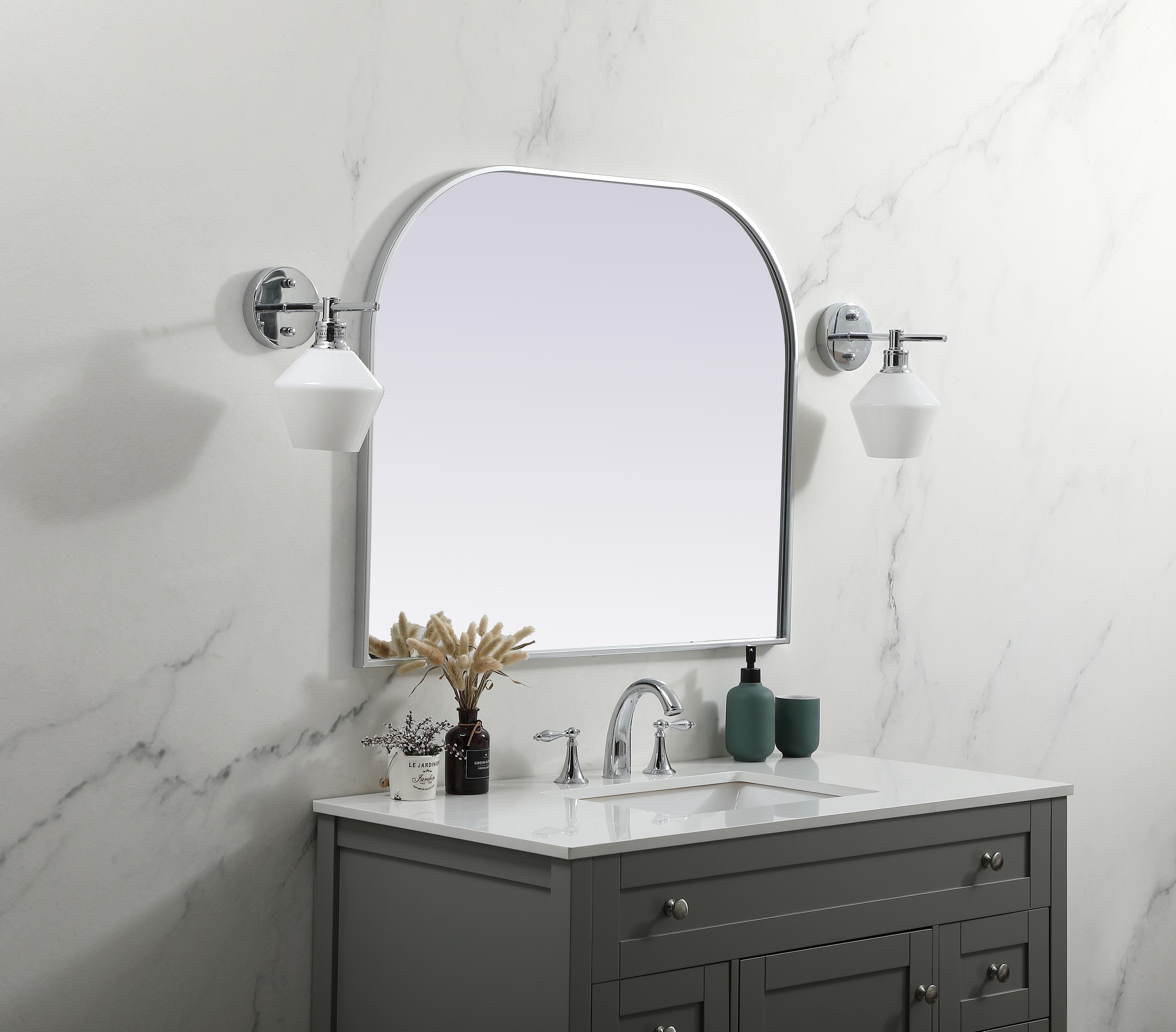 Blaire Silver Mirror - 36" x 30" - Image 3