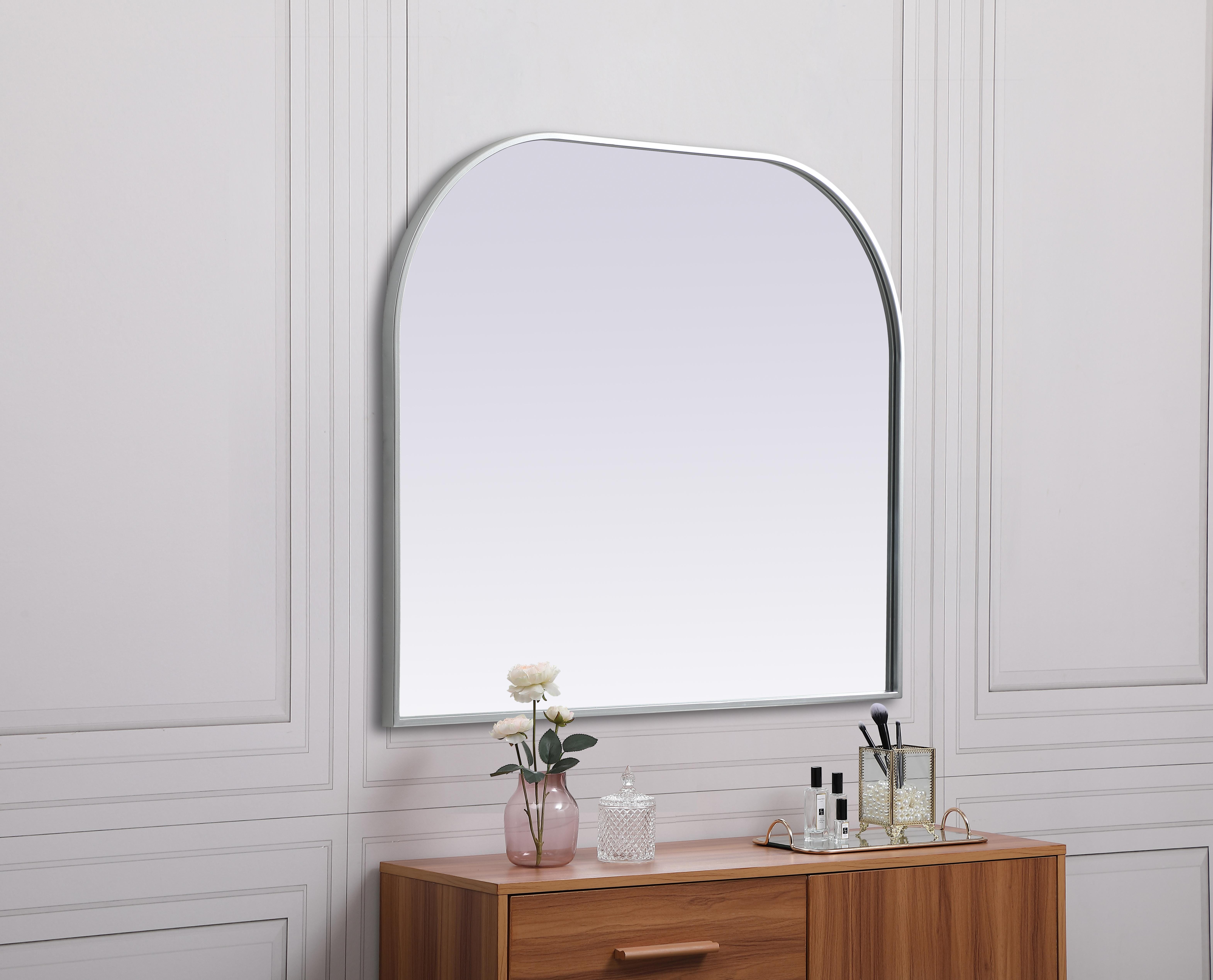 Blaire Silver Mirror - 36" x 30" - Image 5