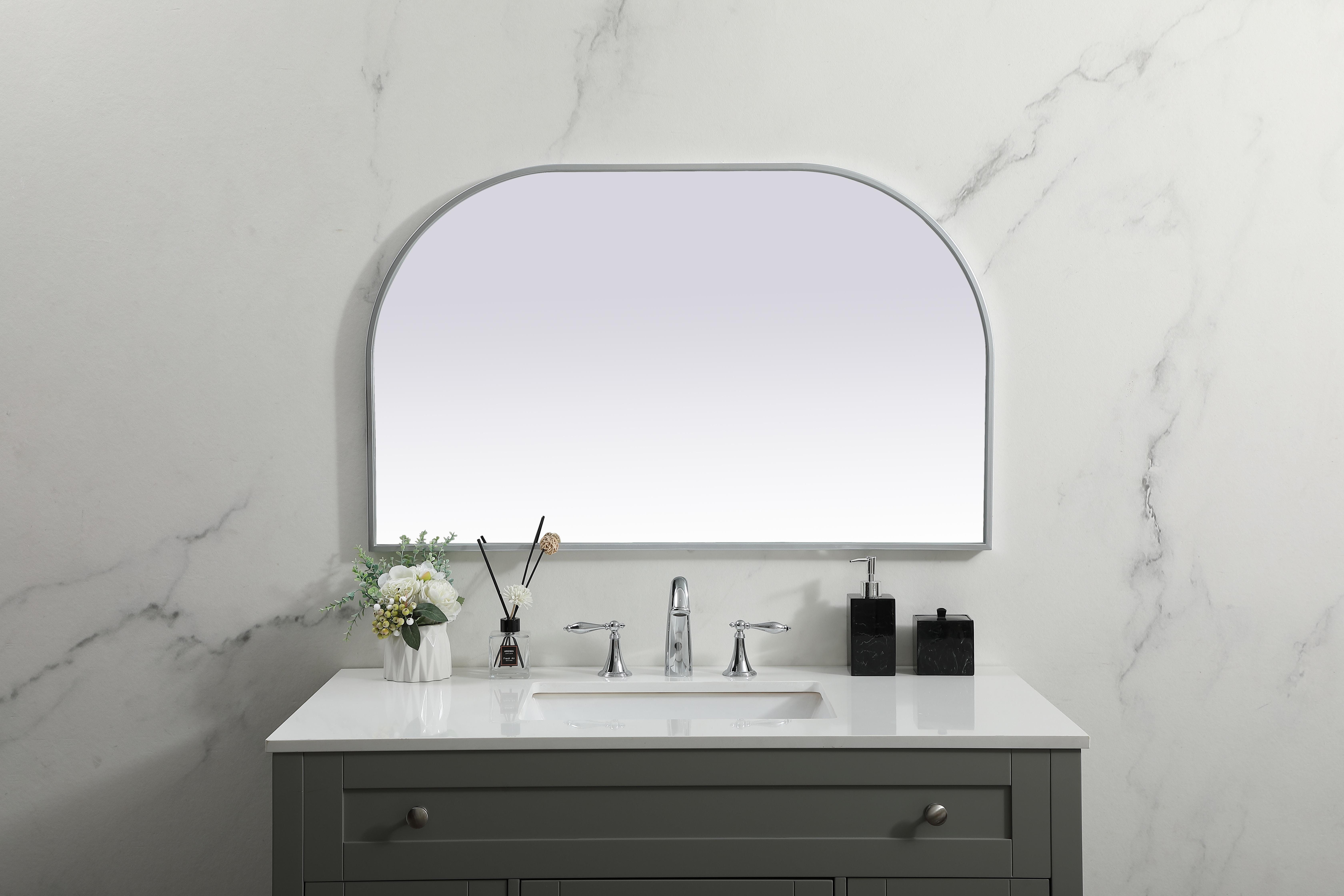 Blaire Silver Mirror - 39" x 24" - Image 4