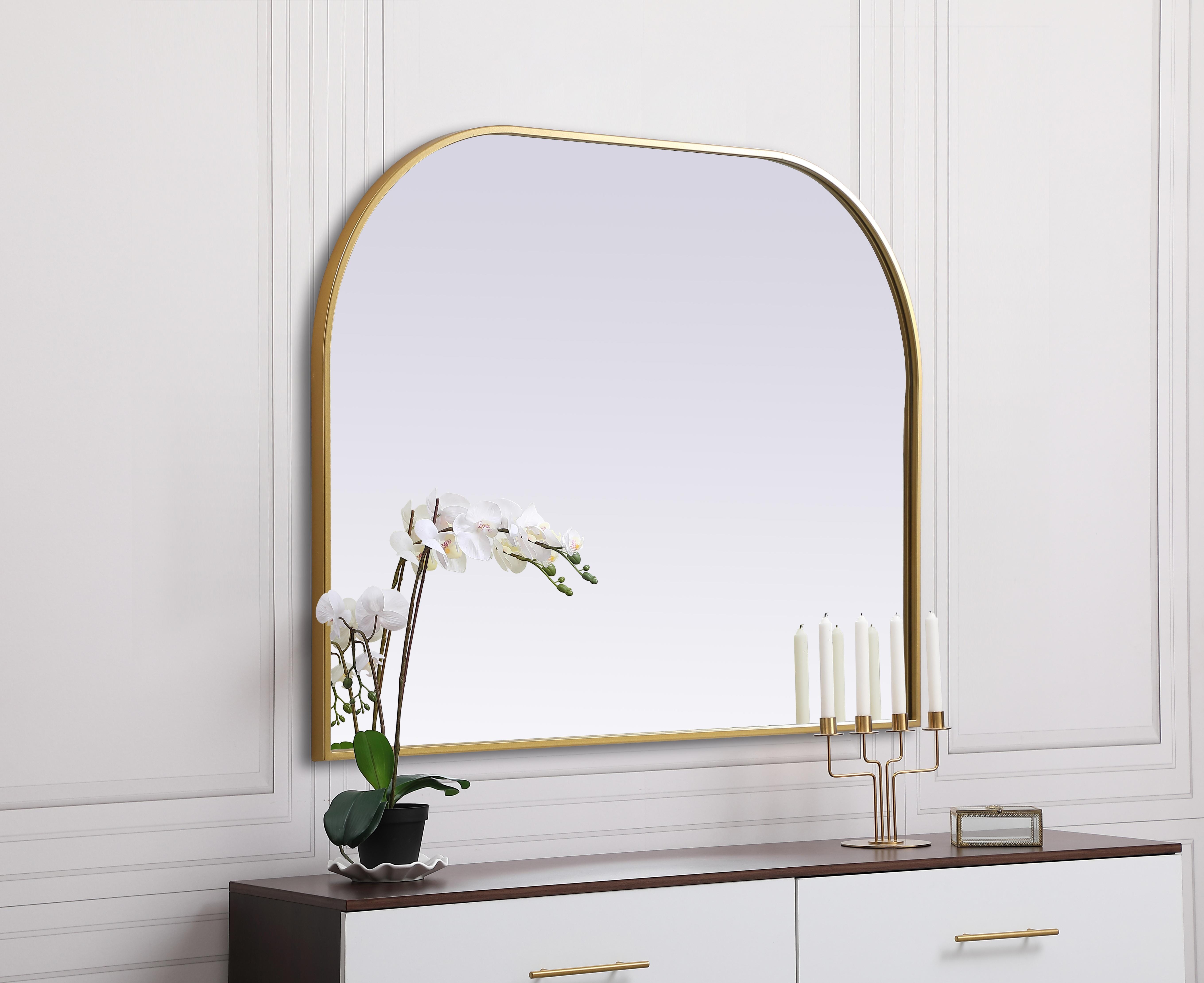 Blaire 40" x 30" Brass Mirror - Image 5