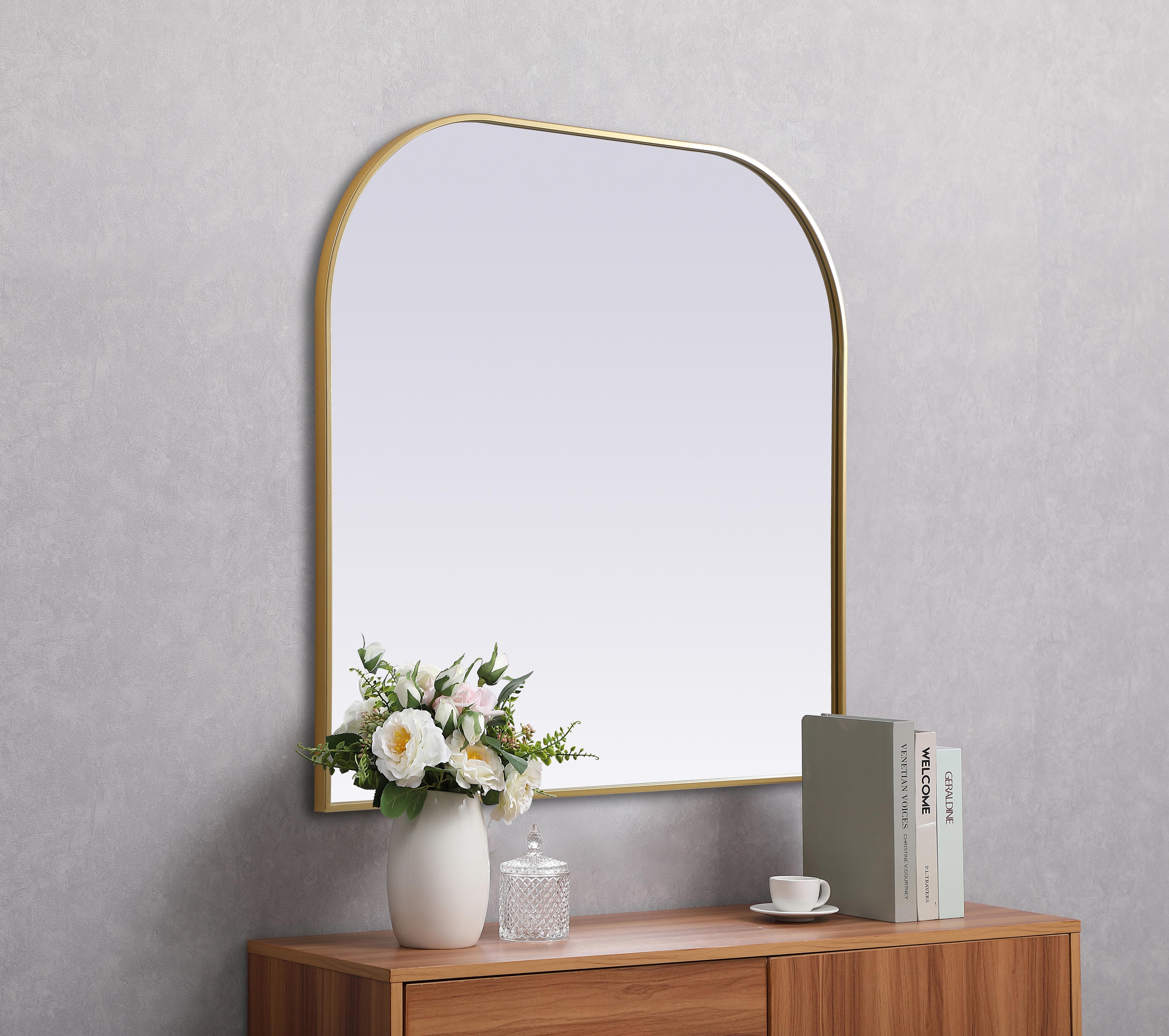 Blaire Brass Mirror - 40" x 38" - Image 5