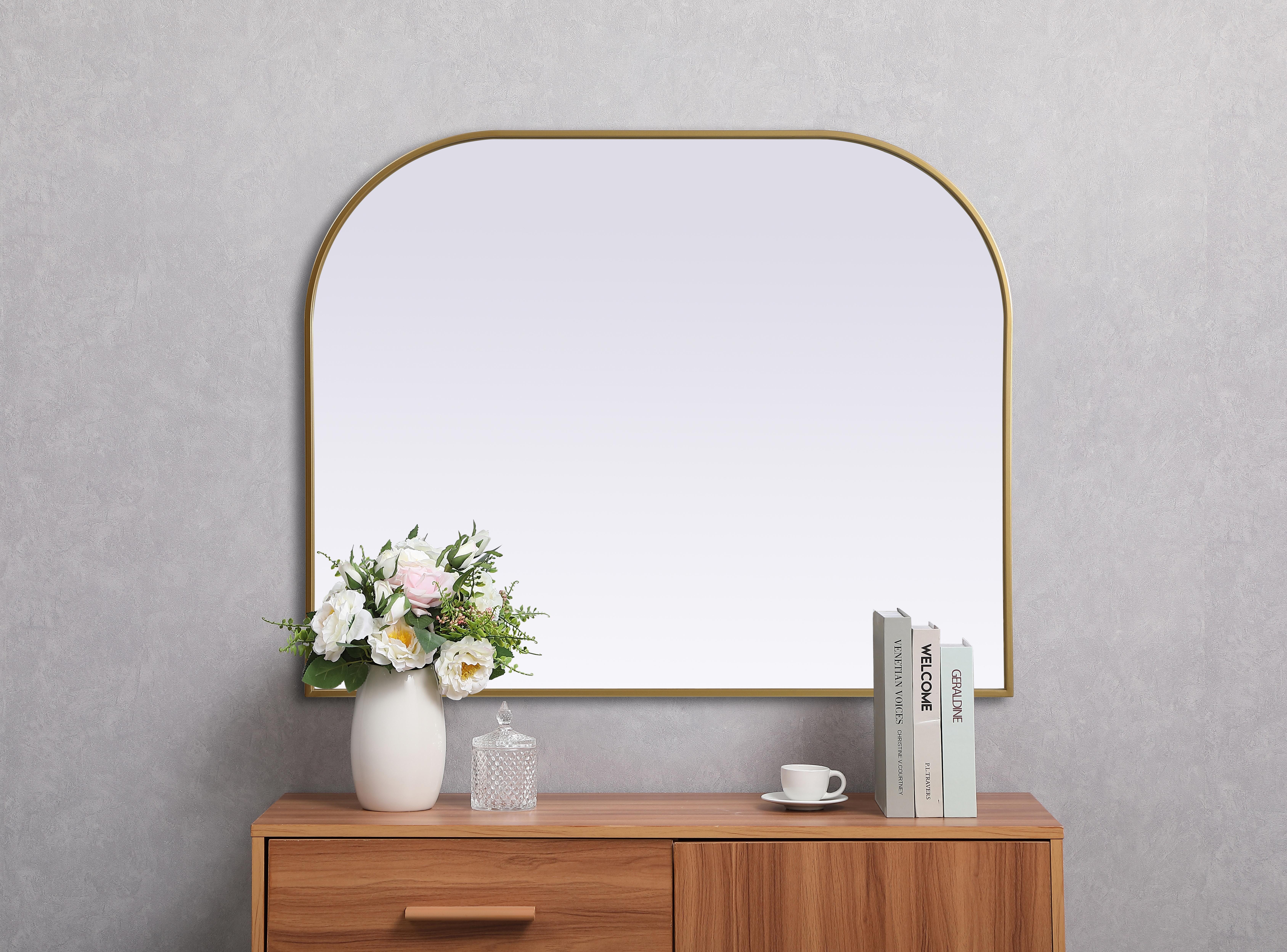 Blaire Arched Mirror in Brass - Image 4