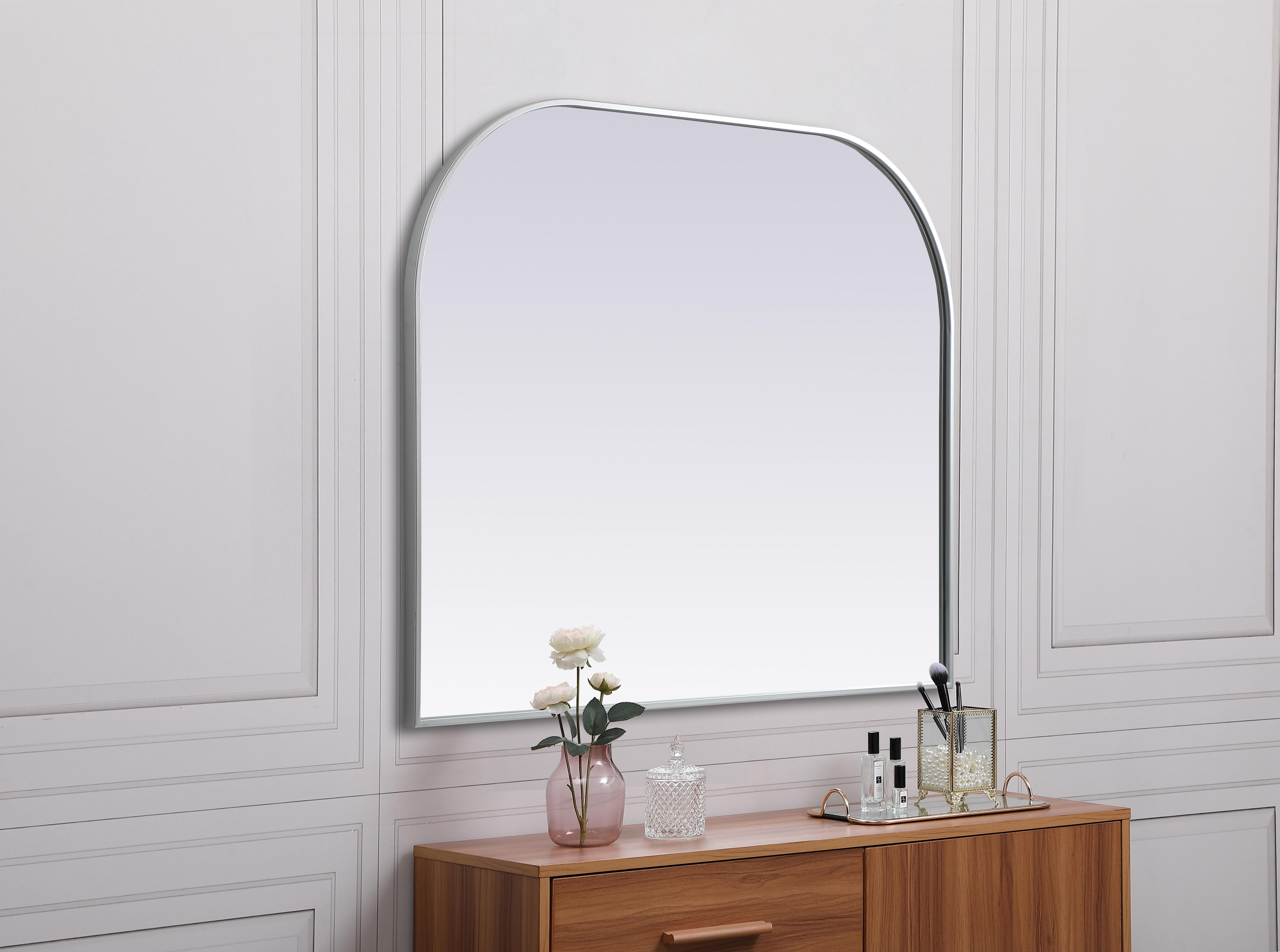 Blaire Silver Arched Mirror - Image 5