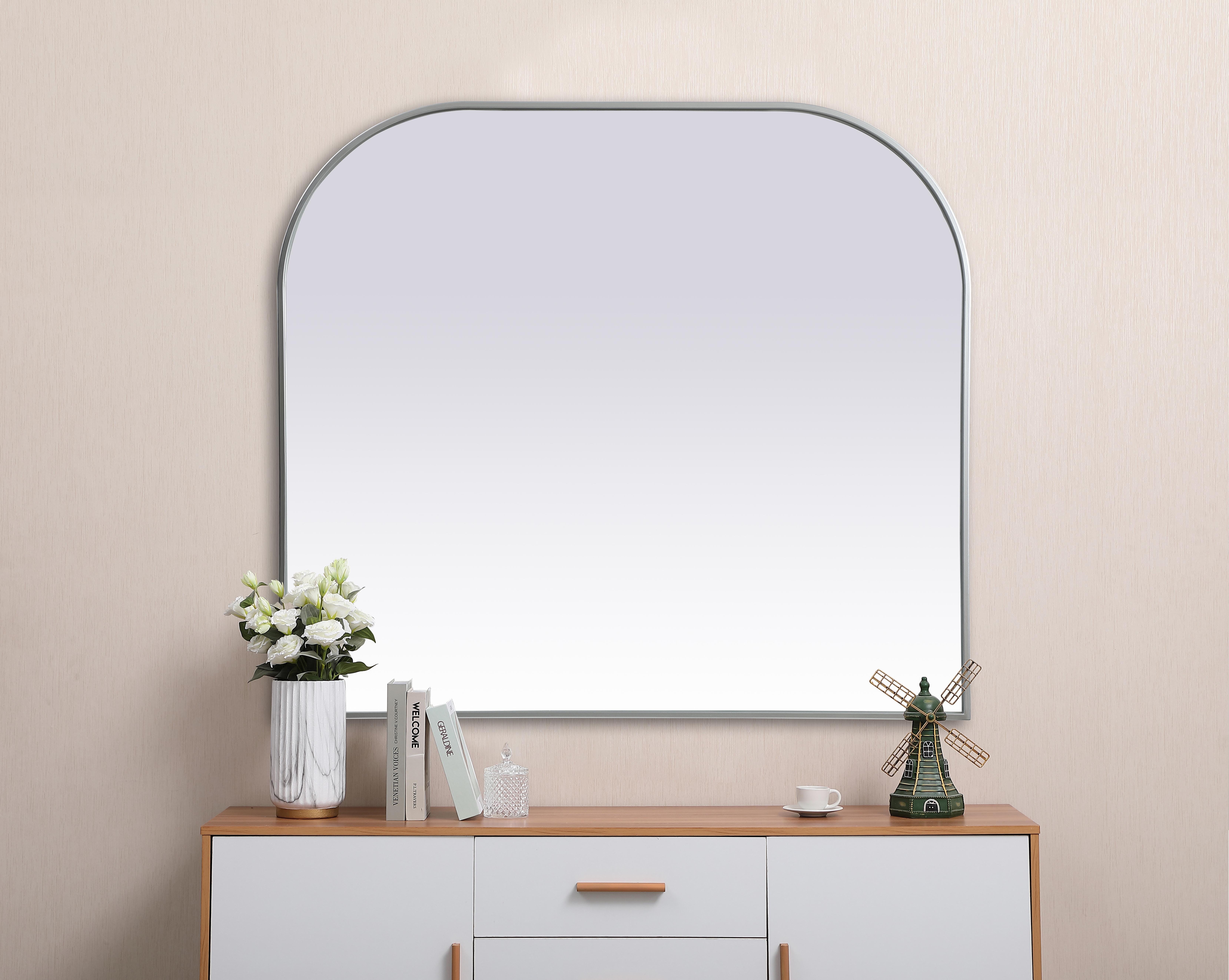 Blaire Silver Mirror - 42" x 38" - Image 4