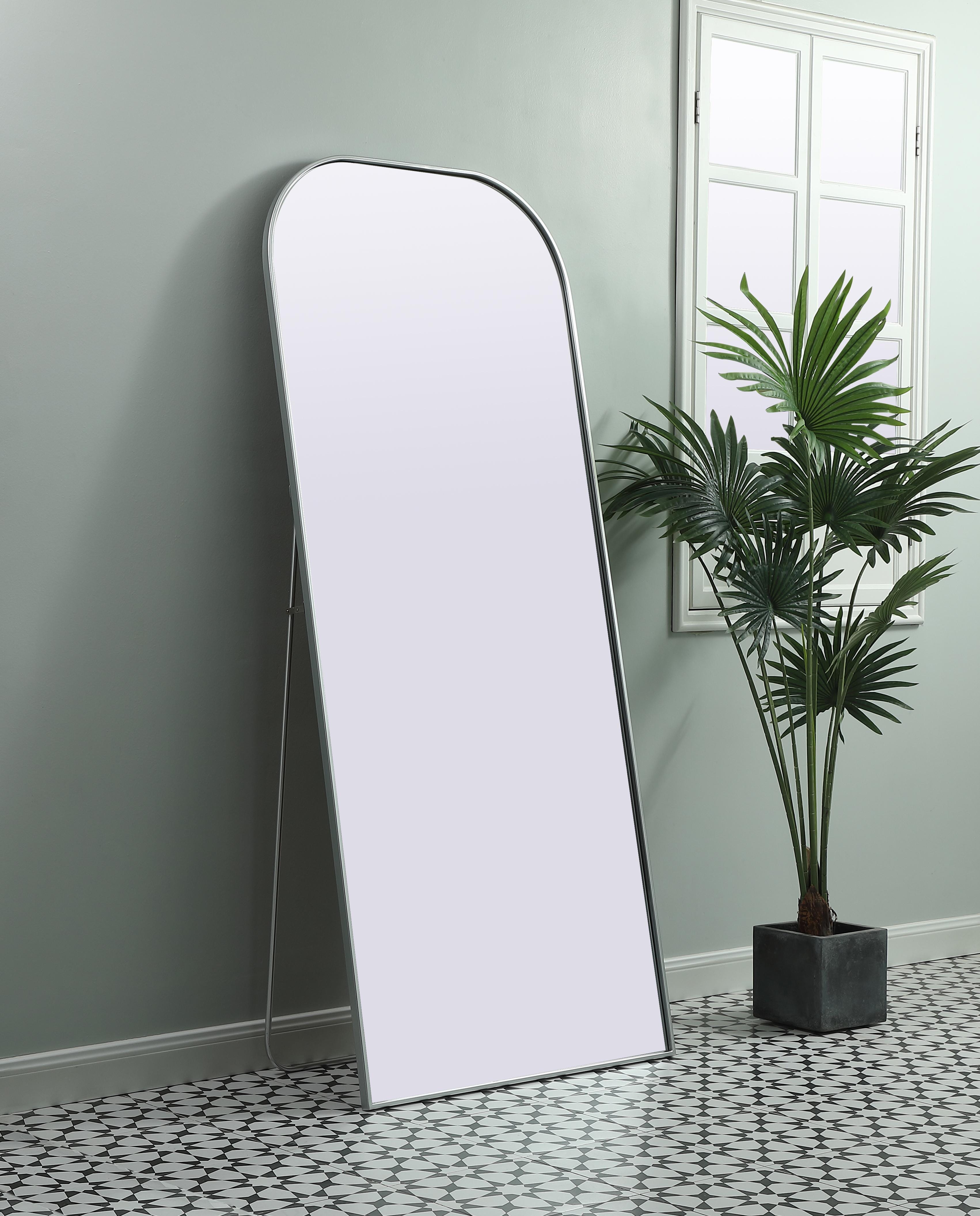 Blaire Full Length Mirror in Silver - Image 3