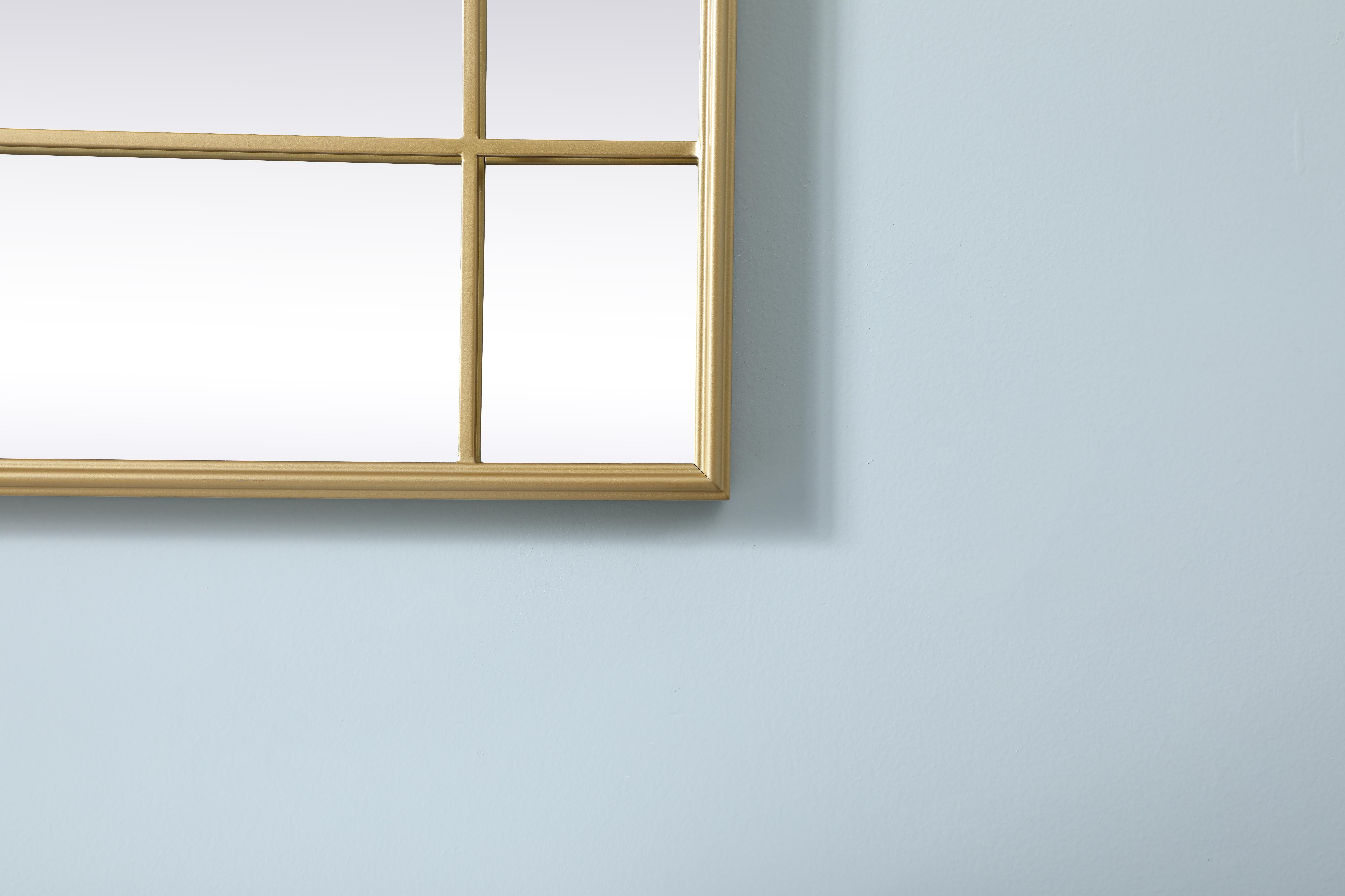 Viola French Panel Mirror in Brass - Image 4