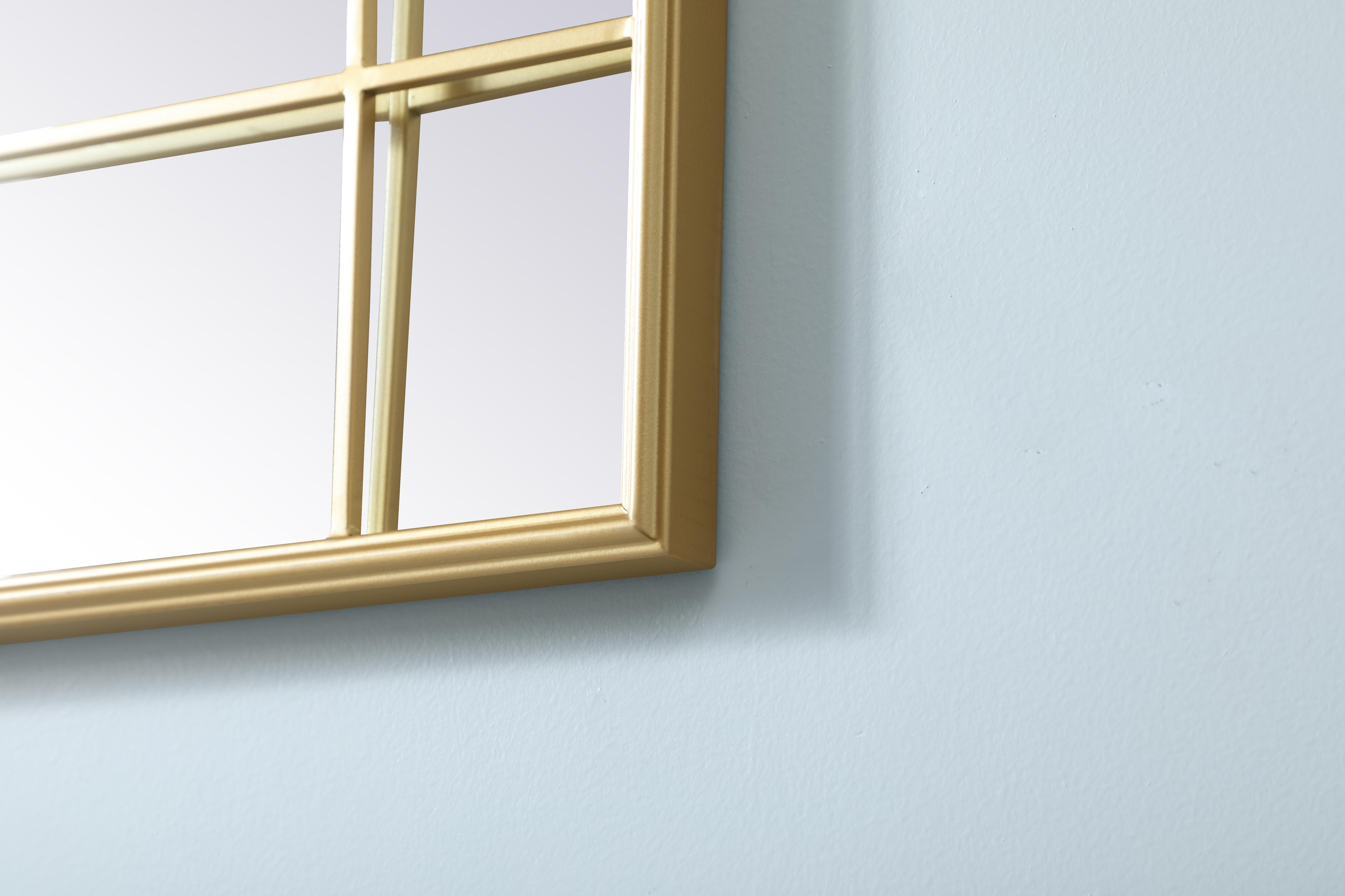 Viola French Panel Mirror in Brass - Image 5