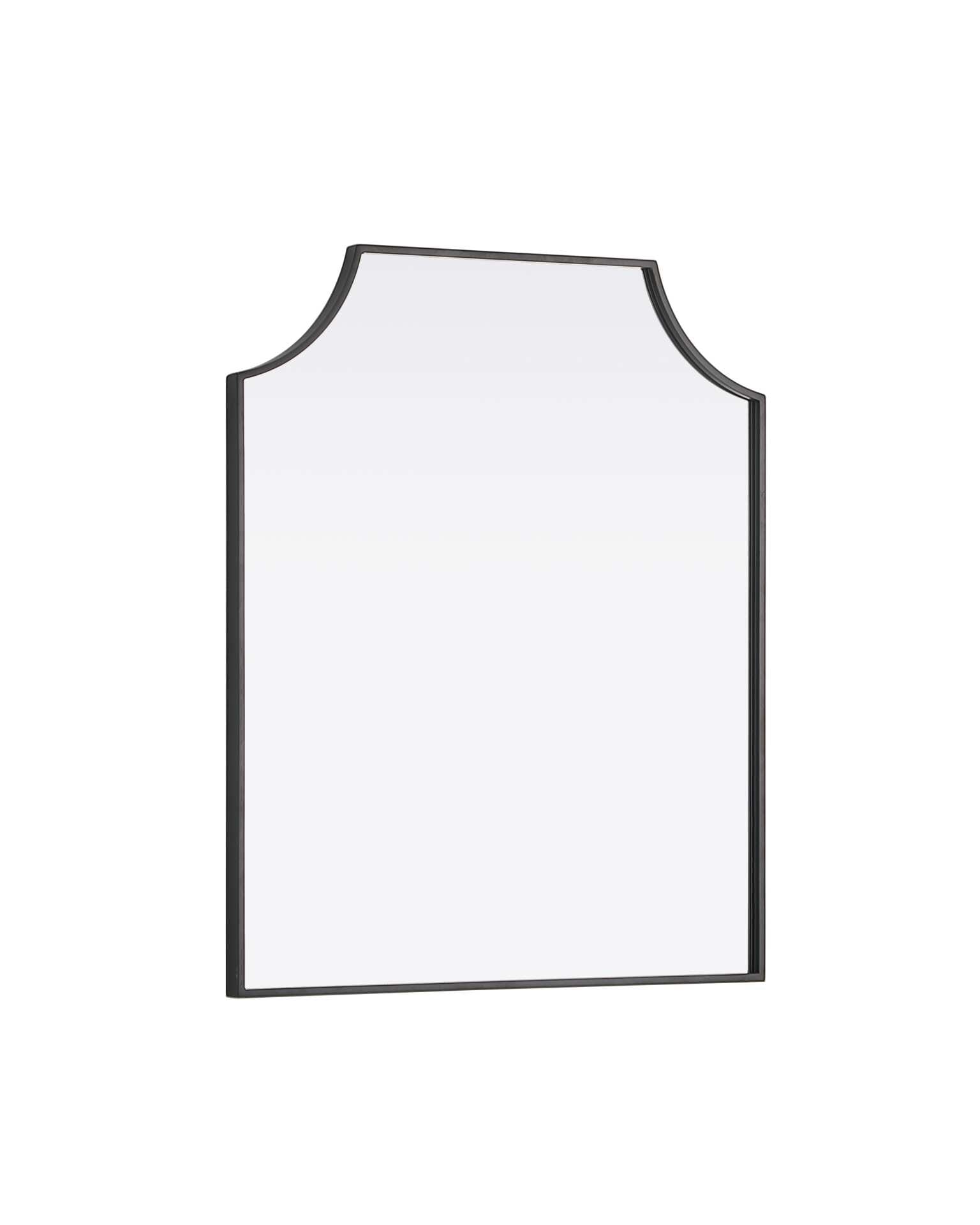 Specification Sheet
Dimensions
Width: 27"
Height: 32"
Depth: 0.4"
Specifications
Assembly Required: No
Distressed Finish: No
Finish (Color): Black
Mirror Material: Iron
Frameless: no
Hardware Finish: Black
Harware Material: Iron
Mirror Frame Shape: irregular
Mirror Hanging Orientation: Vertical
Mirror Mounting: Metal Inset hanger
Product Shape: Rectangle
Product Type: Decorative Mirrors
Product Warranty: 1 year limited
19
Wire Included: No
Shipment type: Small Parcel - alternate view