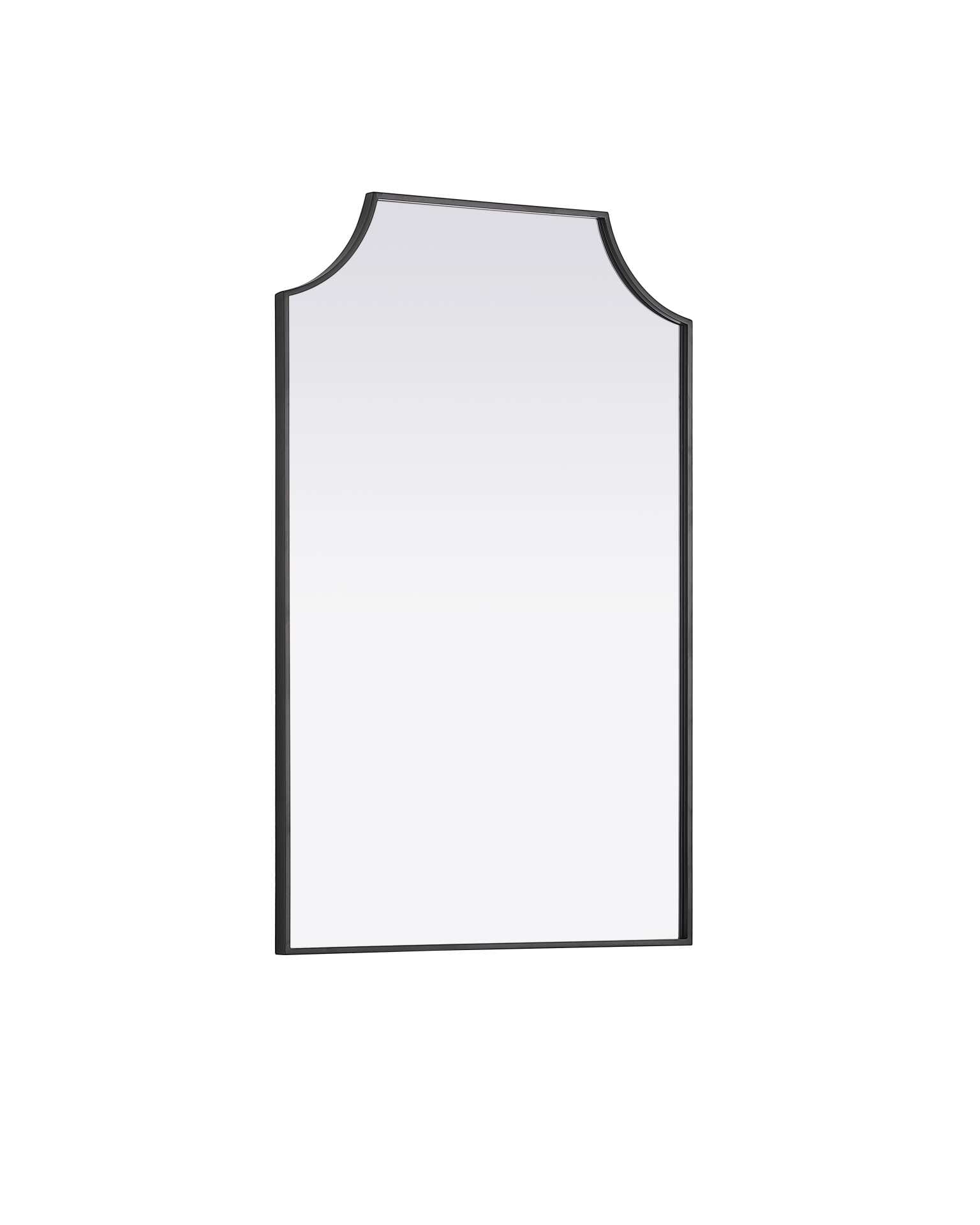 Specification Sheet
Dimensions
Width: 27"
Height: 42"
Depth: 0.4"
Specifications
Assembly Required: No
Distressed Finish: No
Finish (Color): Black
Mirror Material: Iron
Frameless: no
Hardware Finish: Black
Harware Material: Iron
Mirror Frame Shape: irregular
Mirror Hanging Orientation: Vertical
Mirror Mounting: Metal Inset hanger
Product Shape: Rectangle
Product Type: Decorative Mirrors
Product Warranty: 1 year limited
25
Wire Included: No
Shipment type: Small Parcel - alternate view