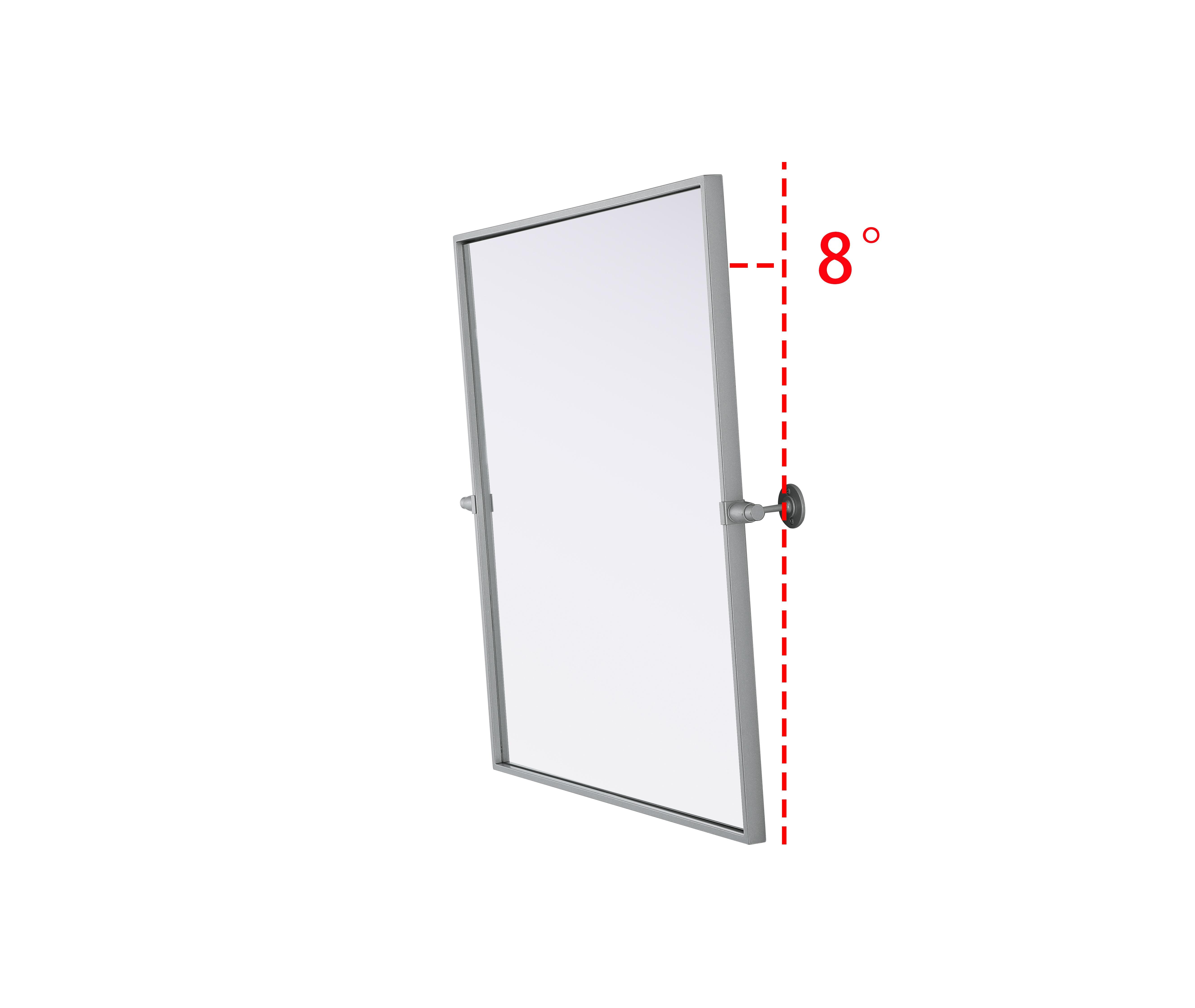 Amoura Pivot Mirror in Silver - Image 5