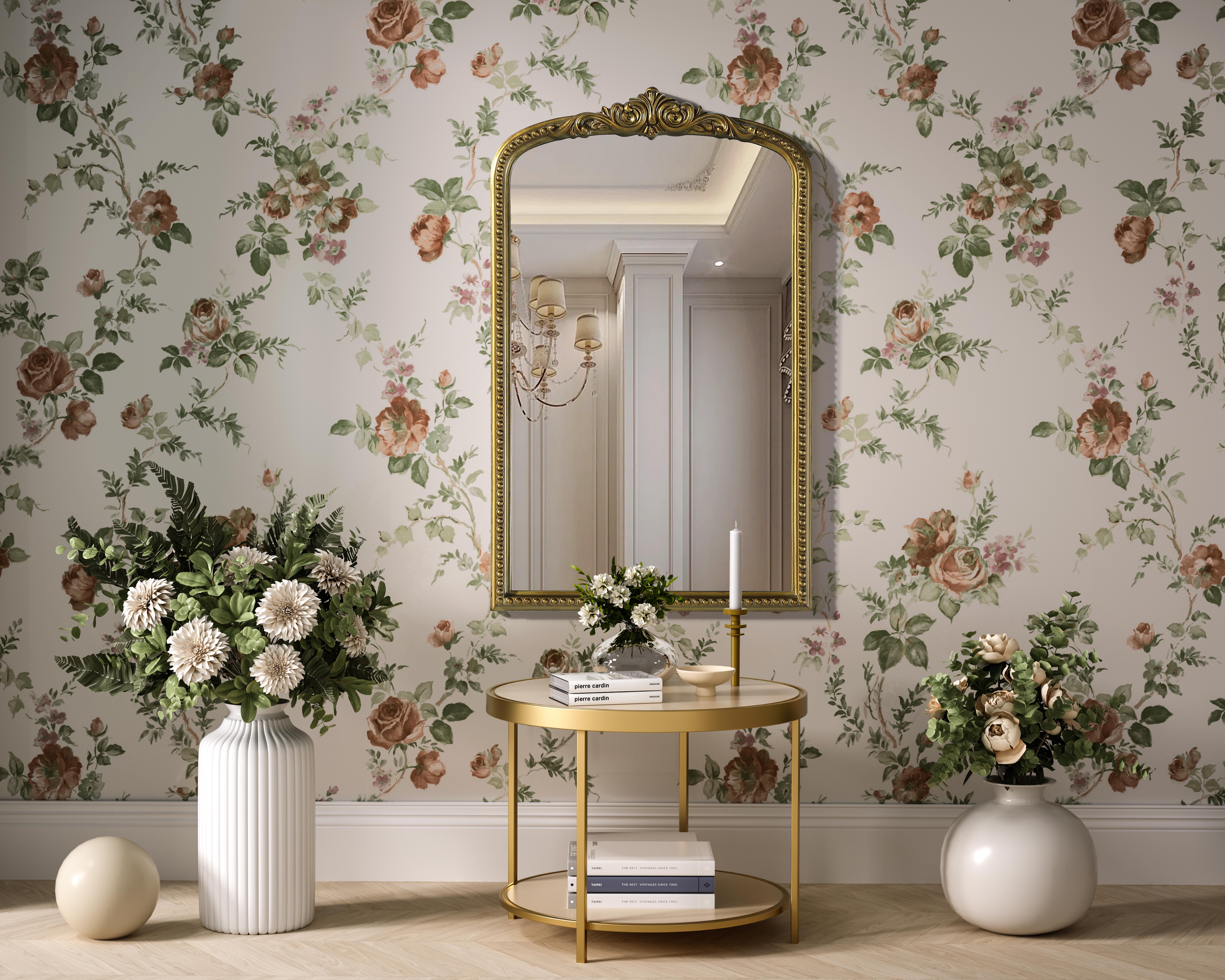 Dimensions
Width: 22"
Height: 36"
Depth: 1.4"
Specifications
Assembly Required: No
Distressed Finish: Yes
Finish (Color): Antique Brass
Mirror Material: Resin
Frameless: No
Hardware Finish: Nickel
Harware Material: Metal
Mirror Frame Shape: Rectangle
Mirror Hanging Orientation: Vertical
Mirror Mounting: Metal Inset hanger
Mirror Type: Resin wall mirror
Product Shape: Rectangle
Product Type: Decorative Mirrors
Product Warranty: 1 year limited
#N/A
21
Wire Included: No
Shipment type: Small Parcel - alternate view
