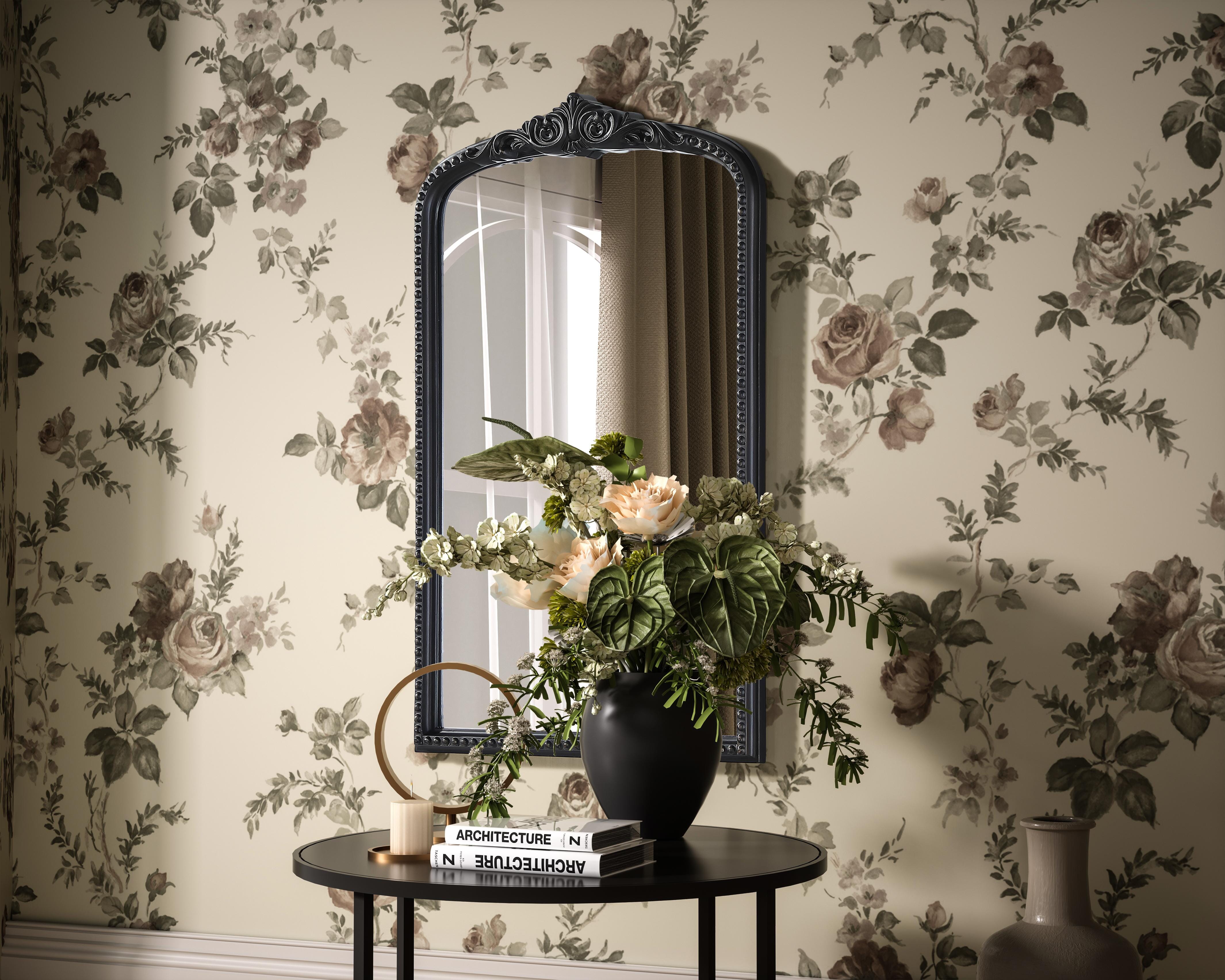 Naomi Arched Wall Mirror in Vintage Bronze - Image 3