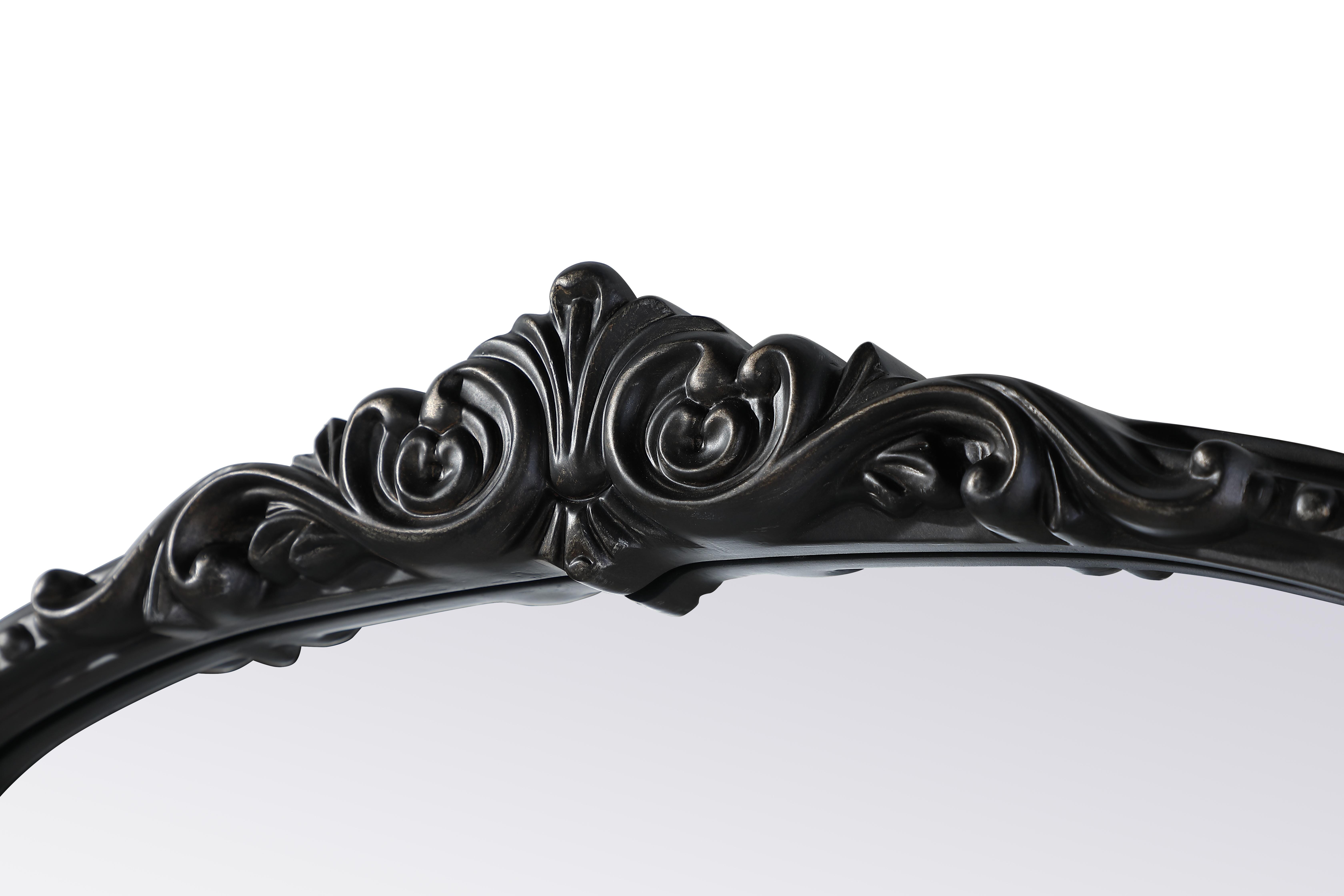Naomi Arched Wall Mirror in Vintage Bronze - Image 5