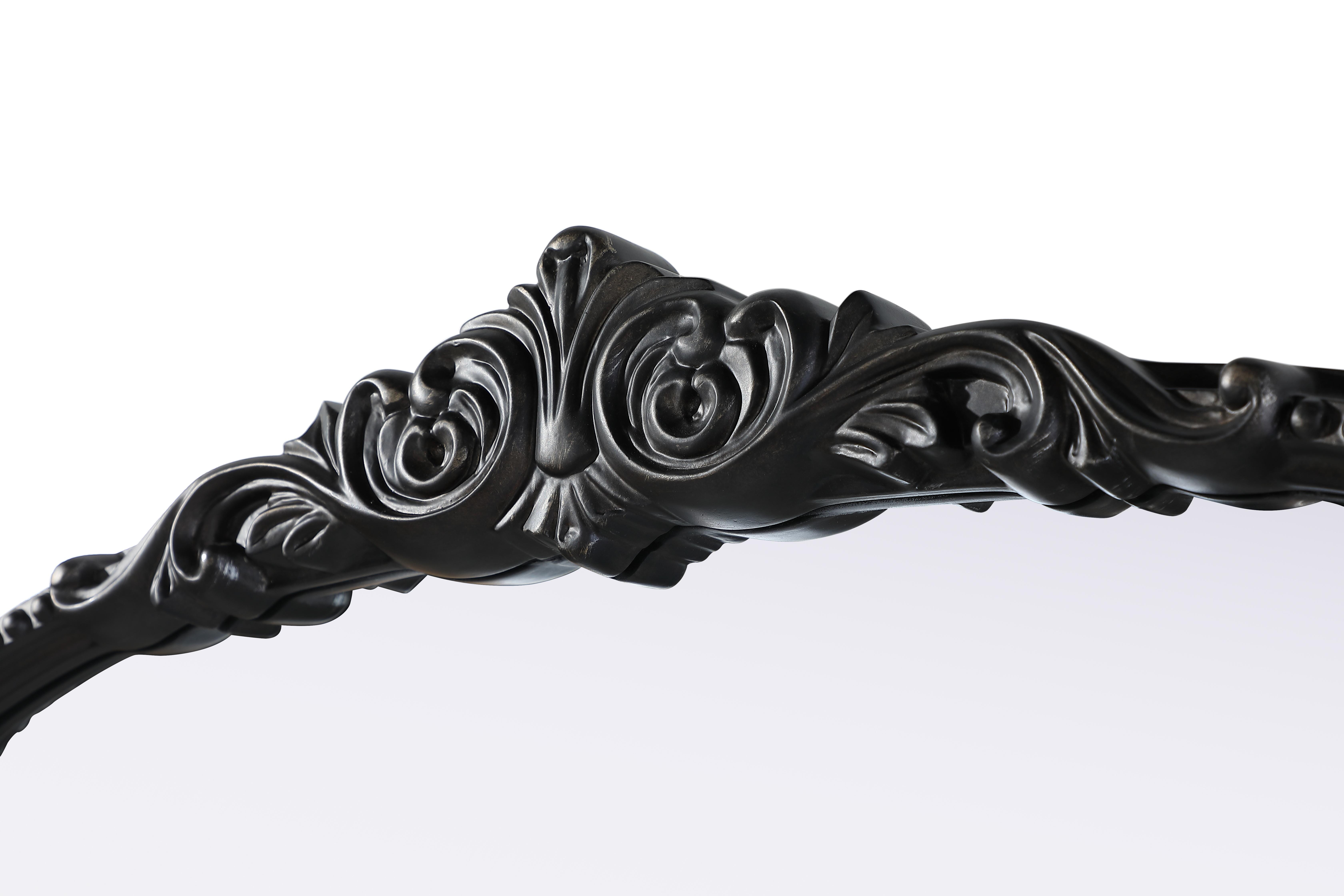 Naomi Arched Wall Mirror in Vintage Bronze - Image 5